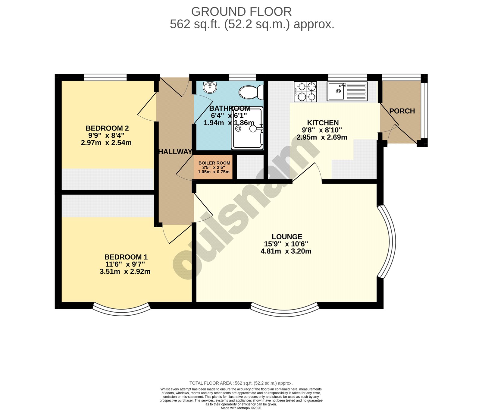 23, Waterside Orchard, Hopwood floorplan