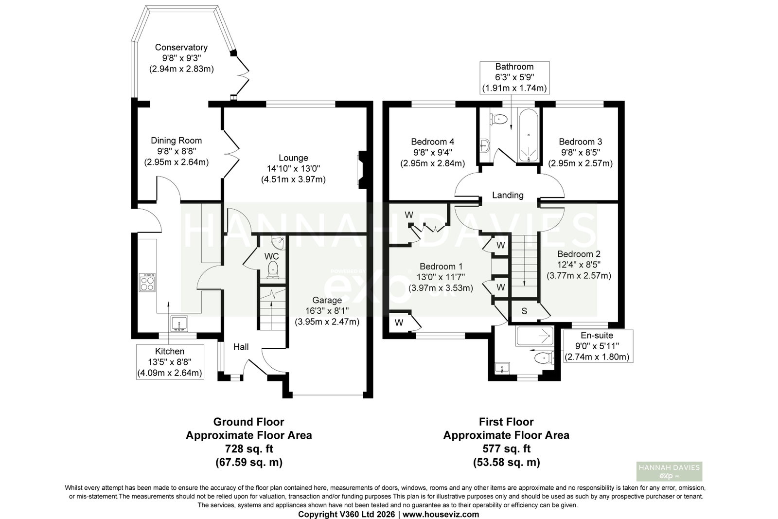 2, Elm Close, Pontefract floorplan