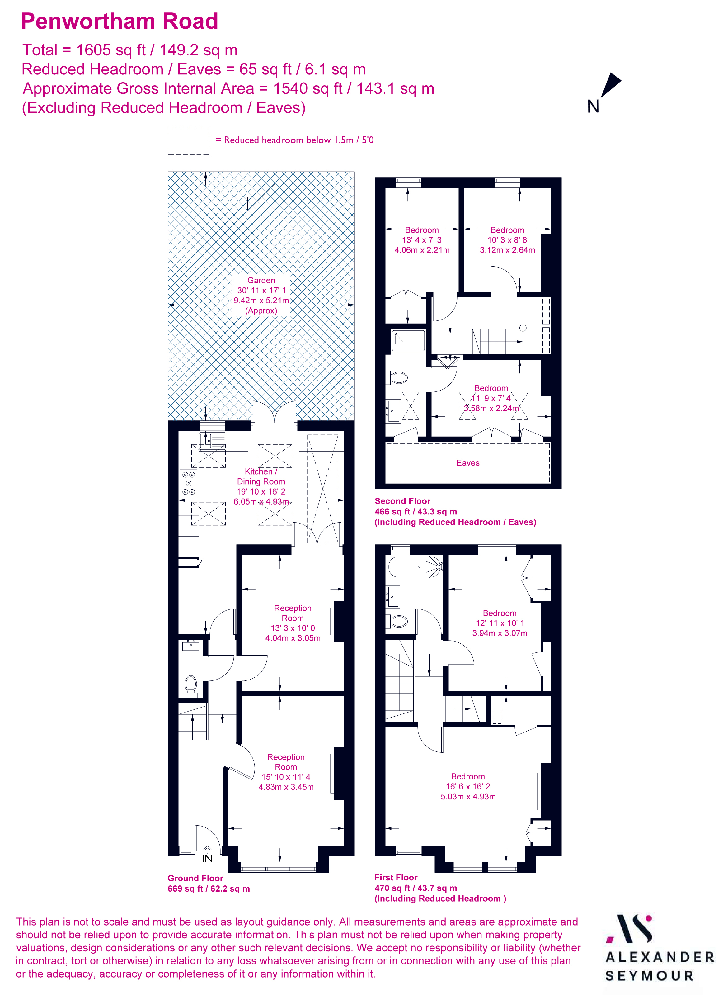 9, Penwortham Road, Furzedown floorplan