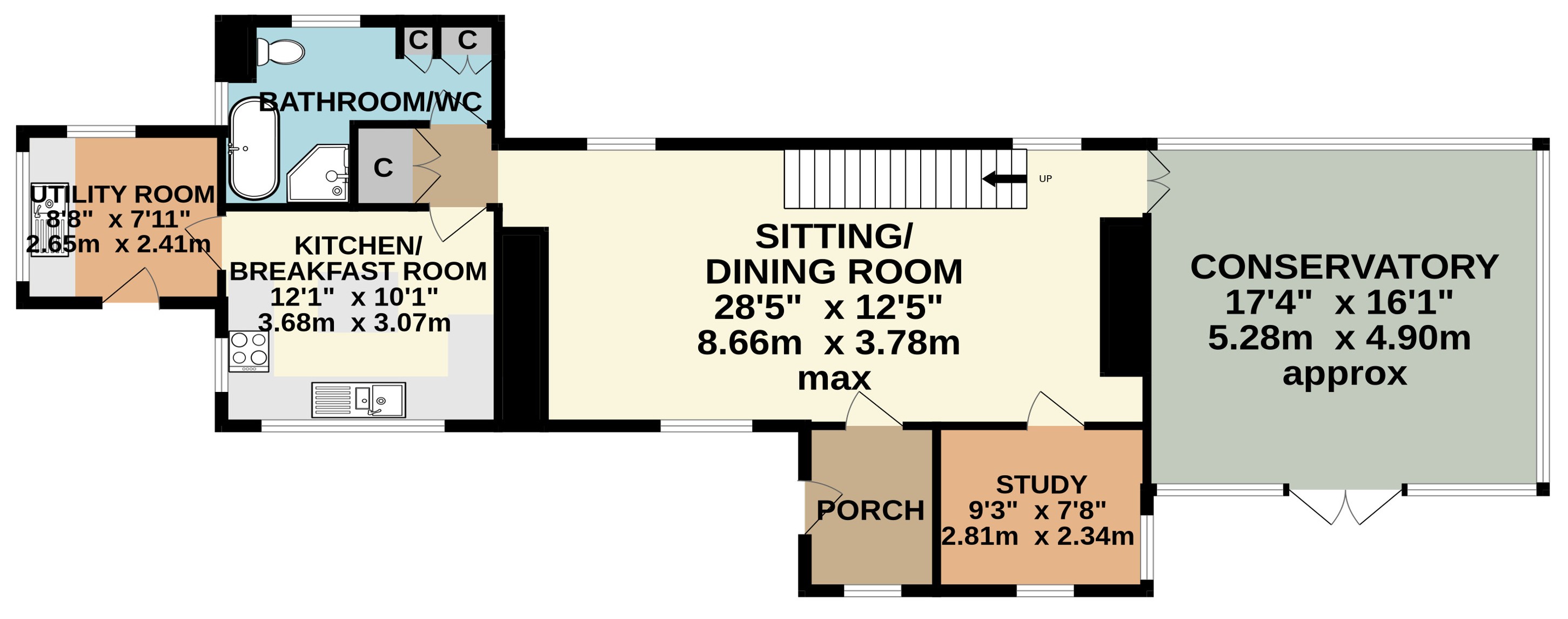 Butterwell,, Davidstow, Cornwall floorplan