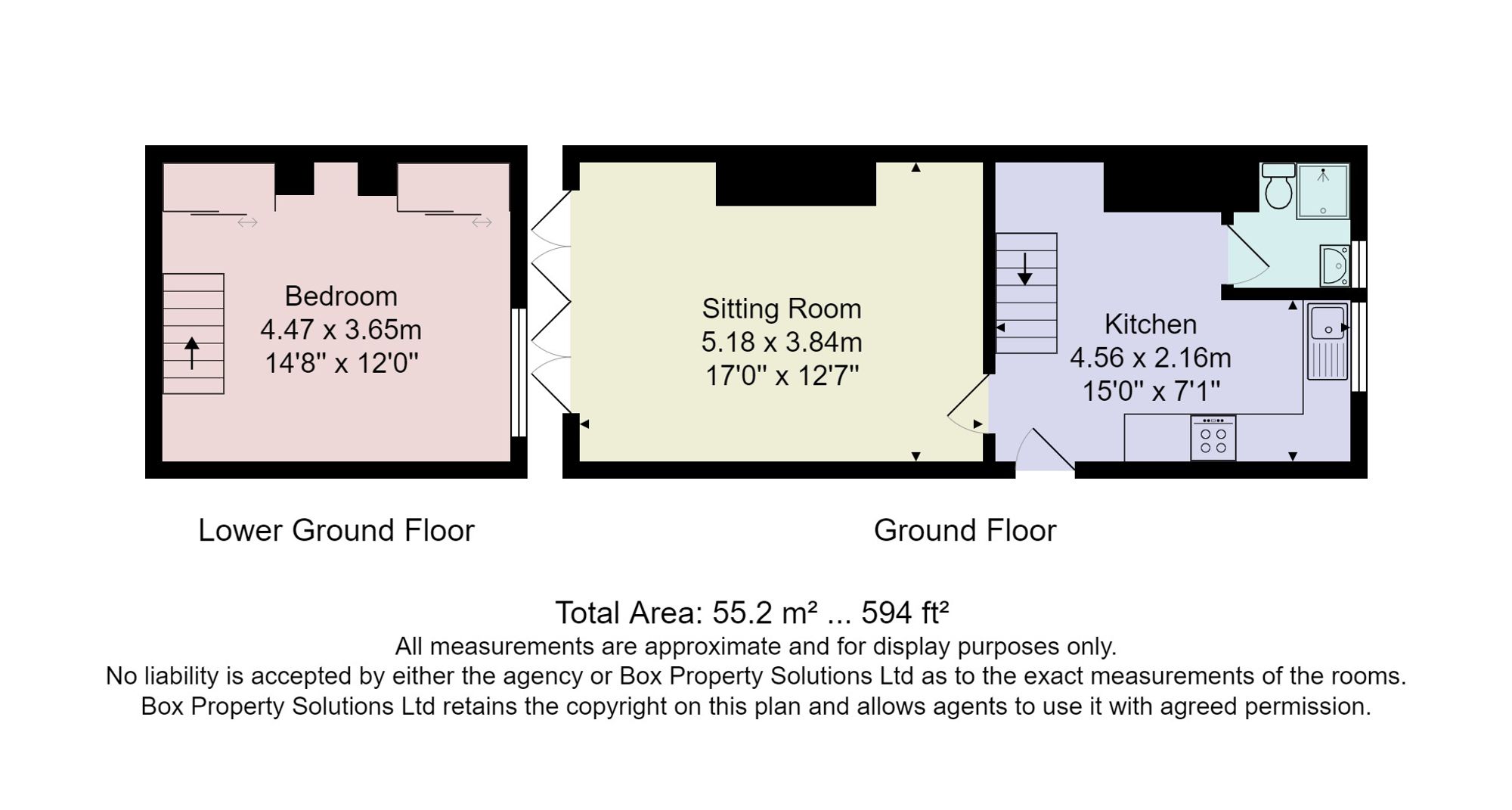 Flat 1a, 40 Leeds Road, Harrogate floorplan