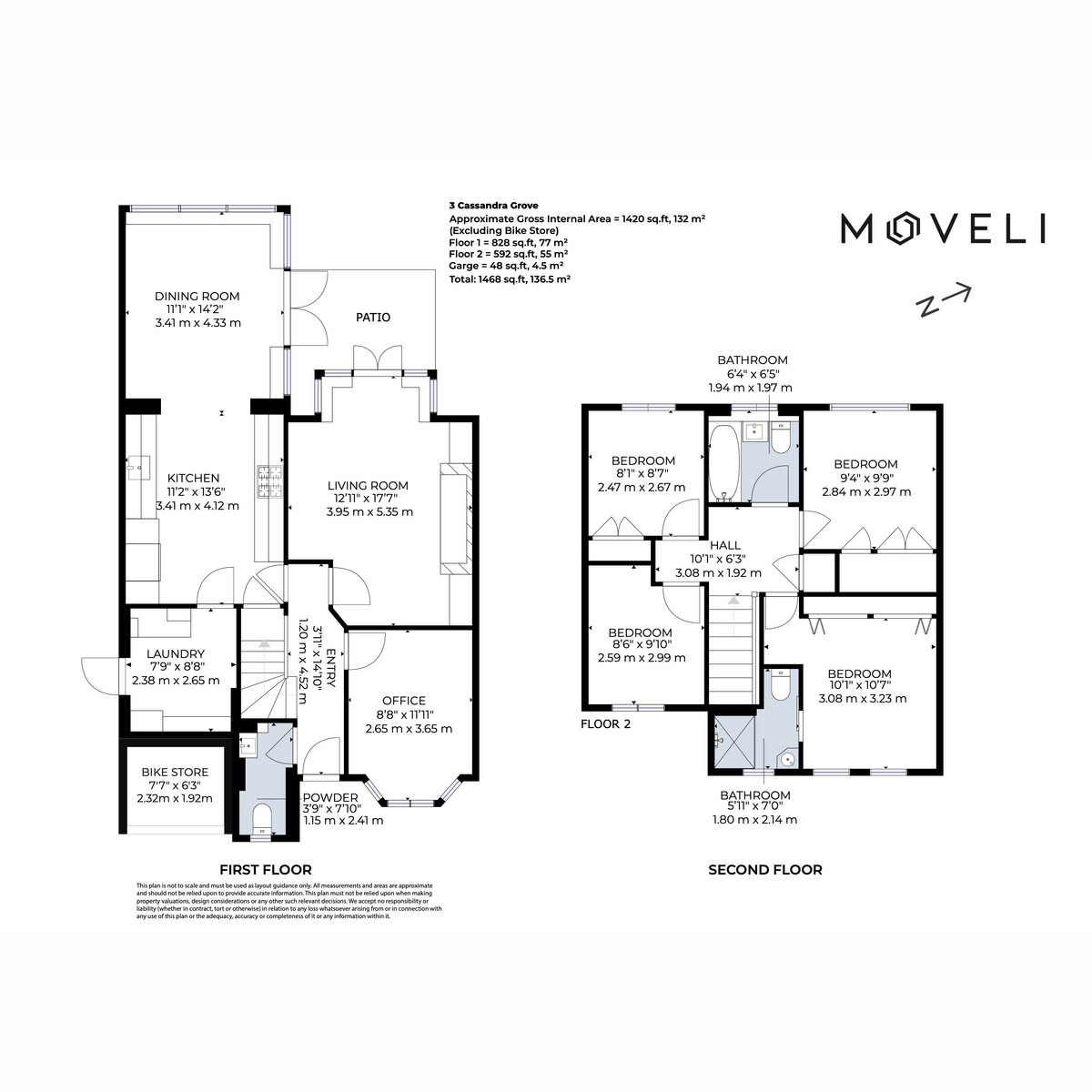 3, Cassandra Grove, Warwick floorplan