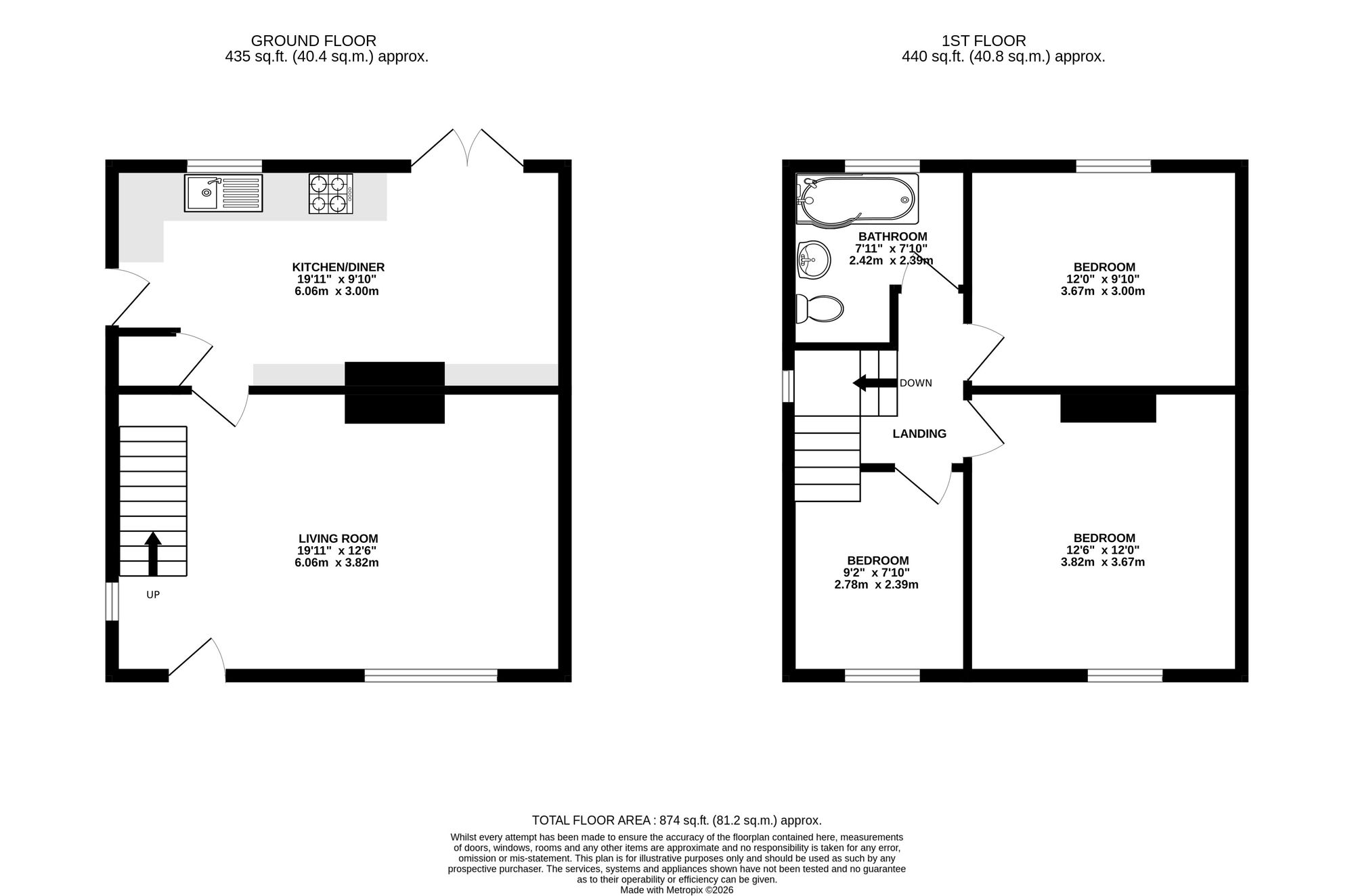 92 Capel Newydd Avenue, Pontypool floorplan