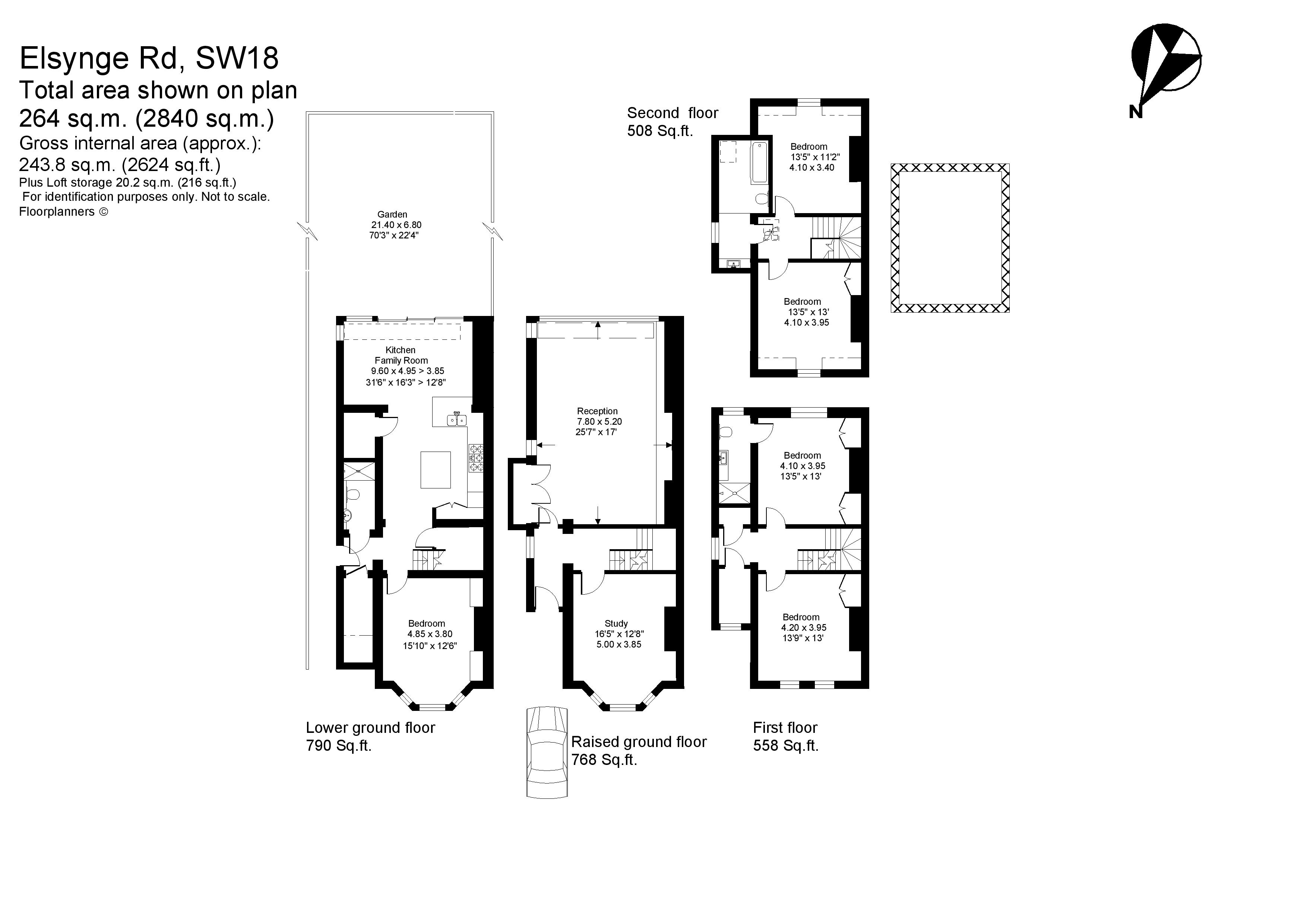 1, Elsynge Road, London floorplan