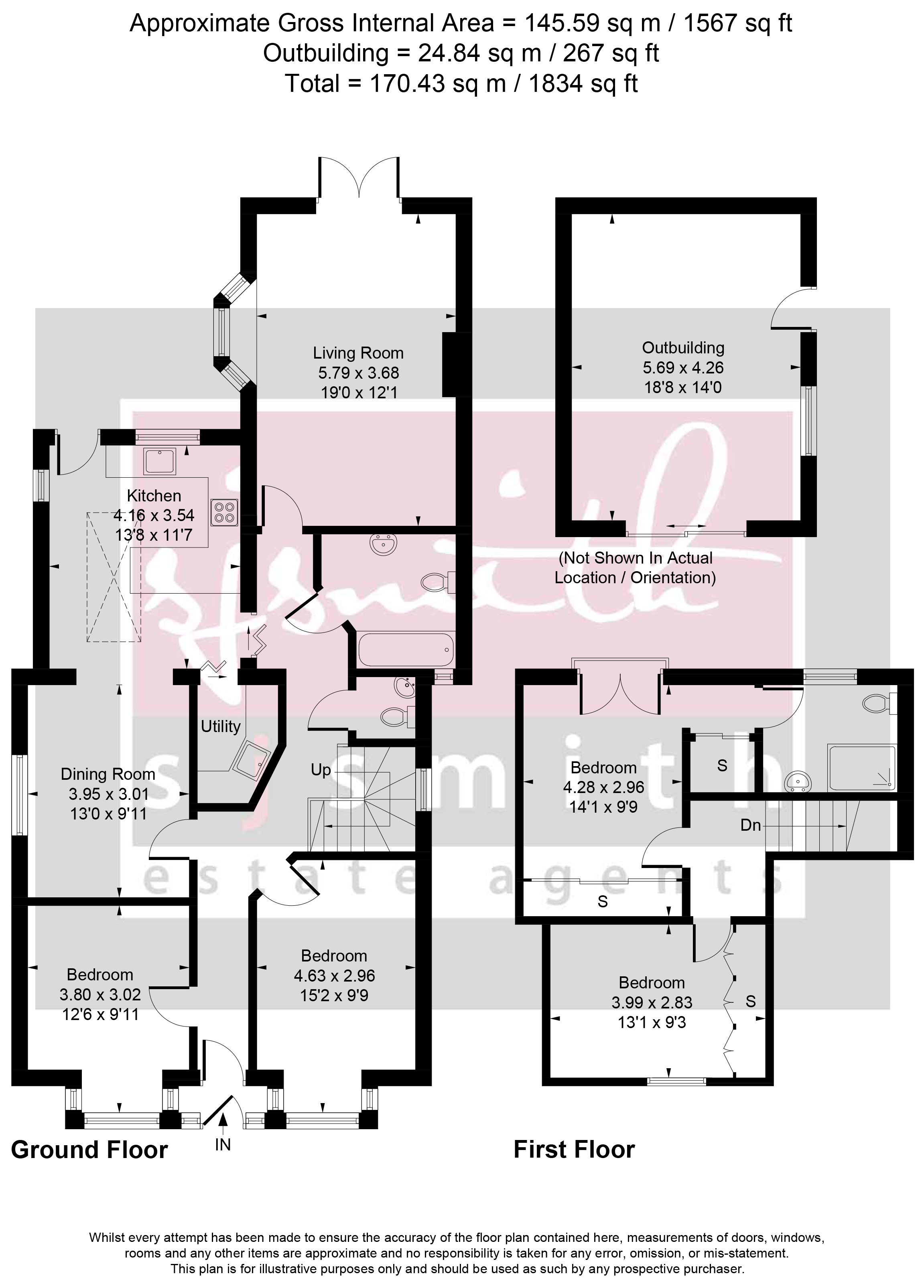 38, Cecil Road, Ashford floorplan