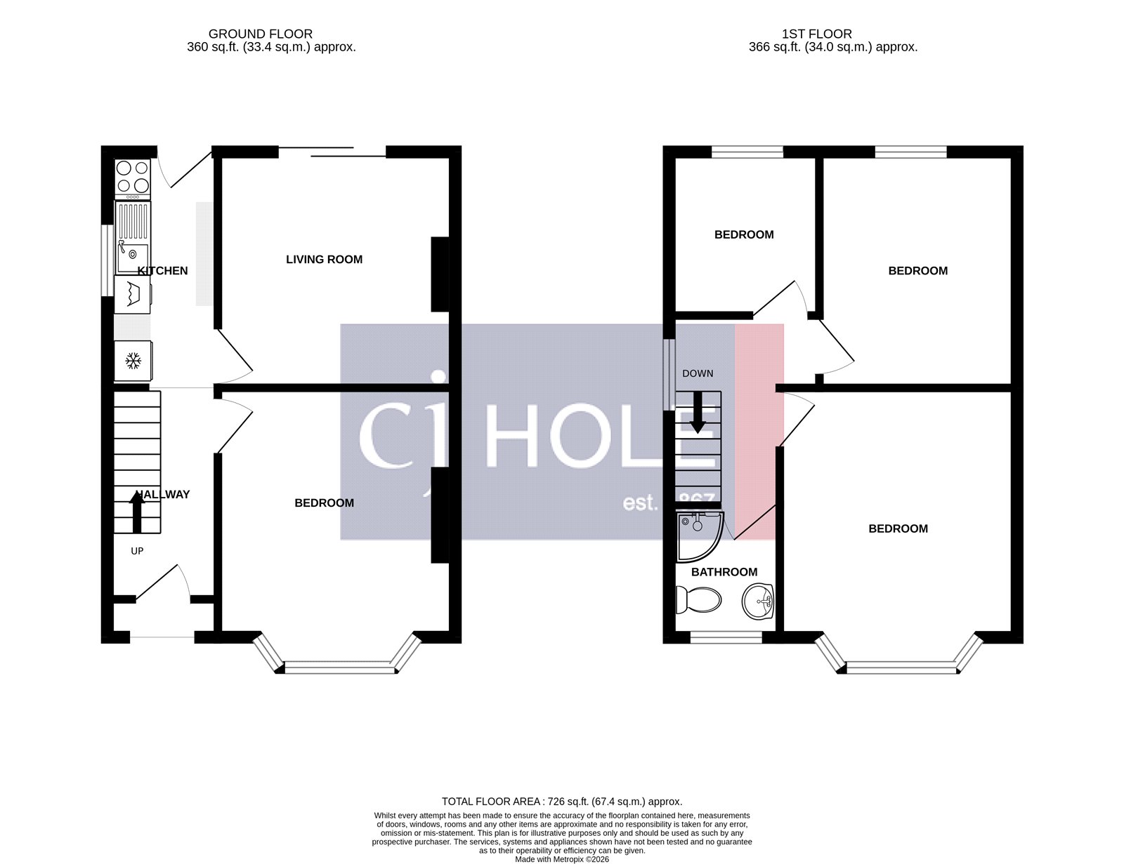 79, Wades Road, Bristol floorplan