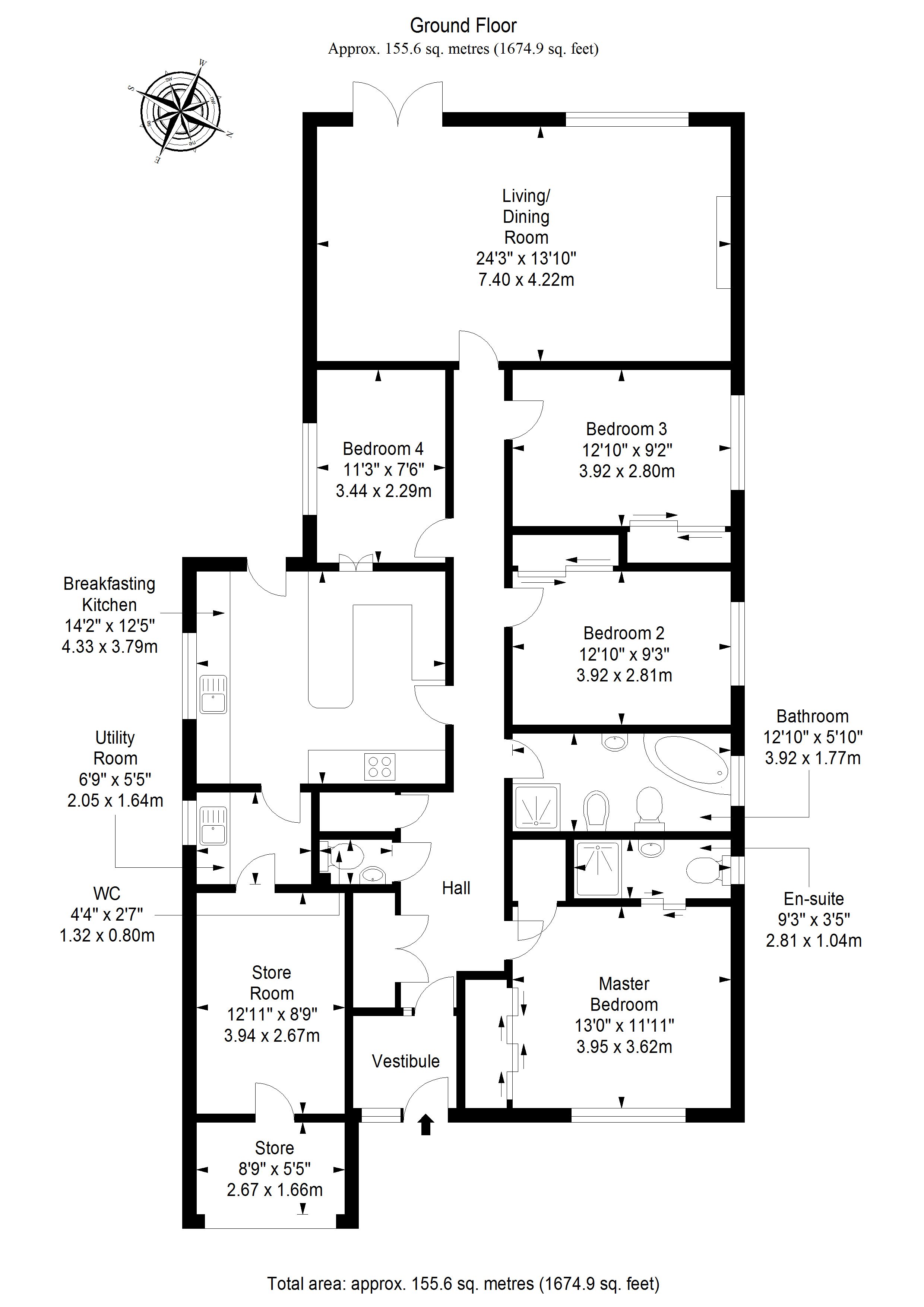 4 Bedrooms Detached bungalow for sale in Carlaverock Avenue, Tranent EH33