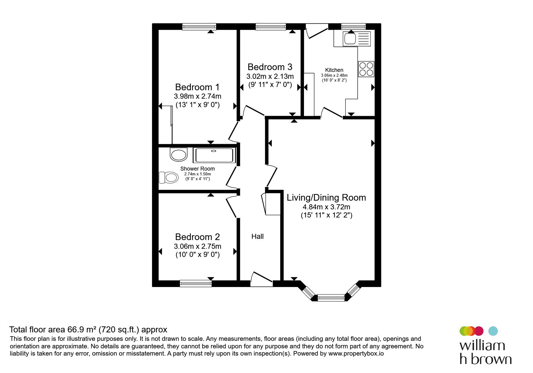 3, Cedar Close, Barnsley floorplan