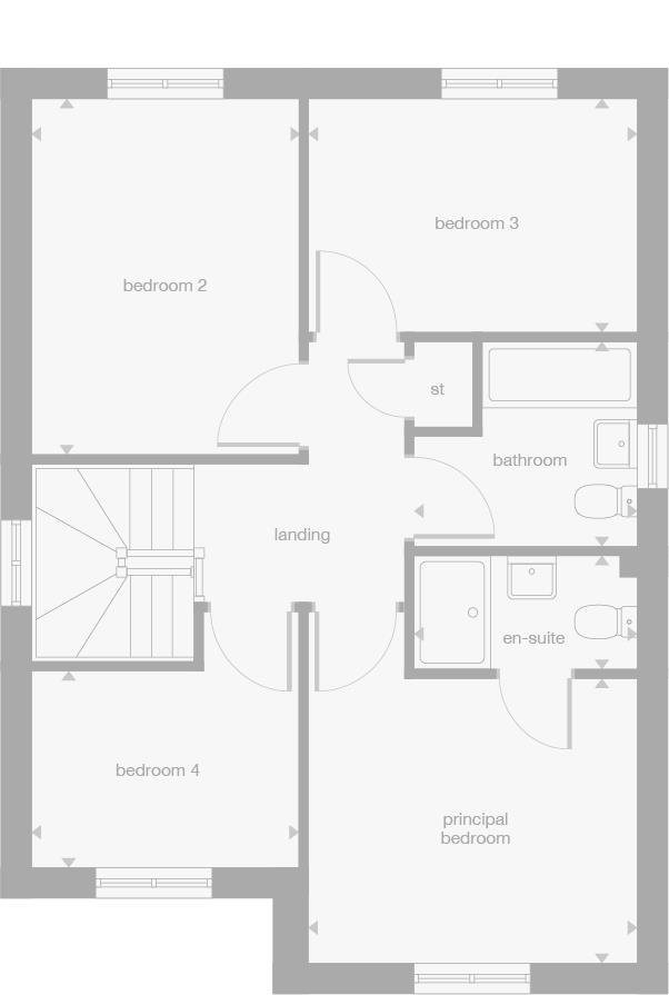 260, Caplethill Road, Paisley floorplan