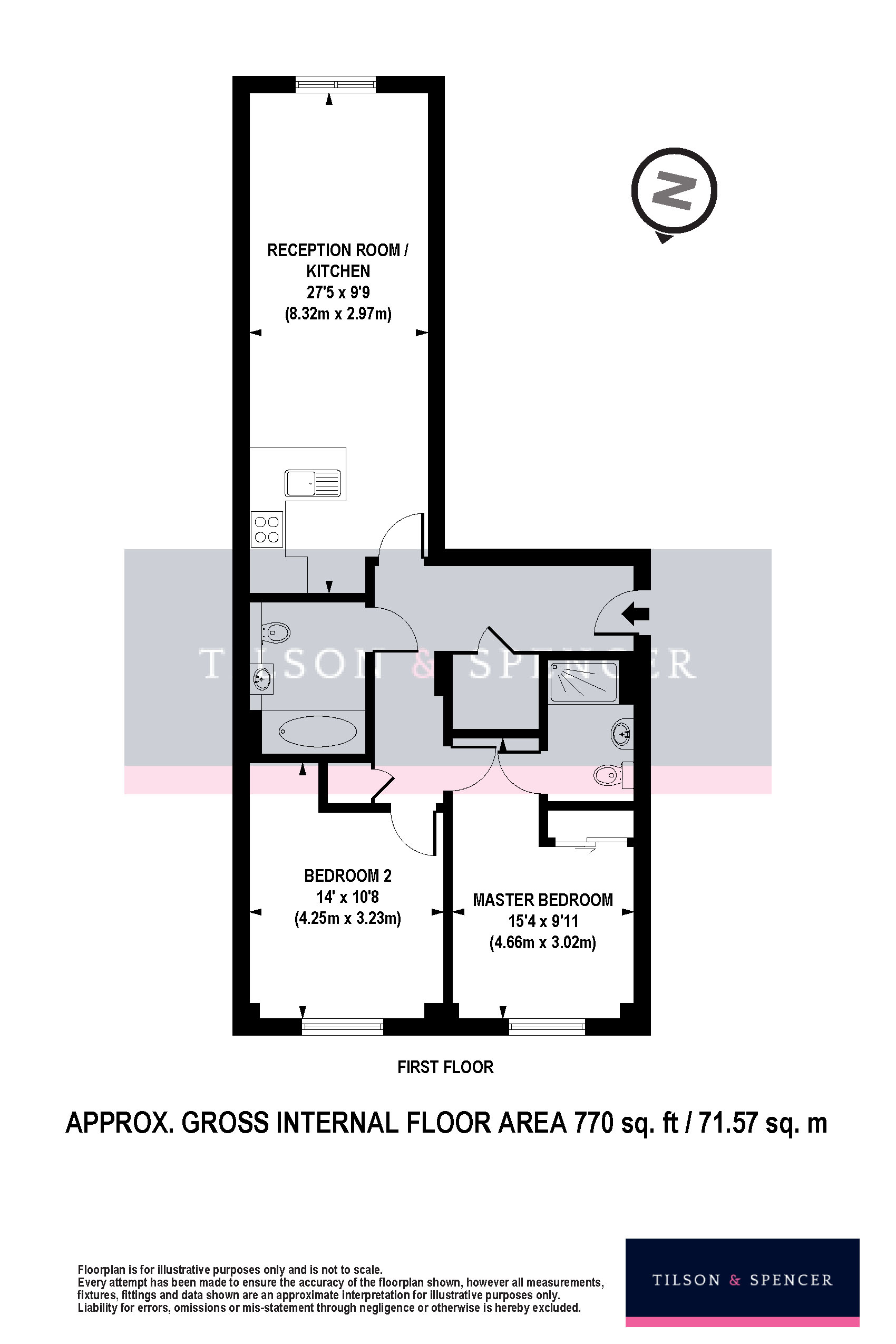 Copy Flat 29, St. Andrews Court, 1, Scotland Green, London floorplan