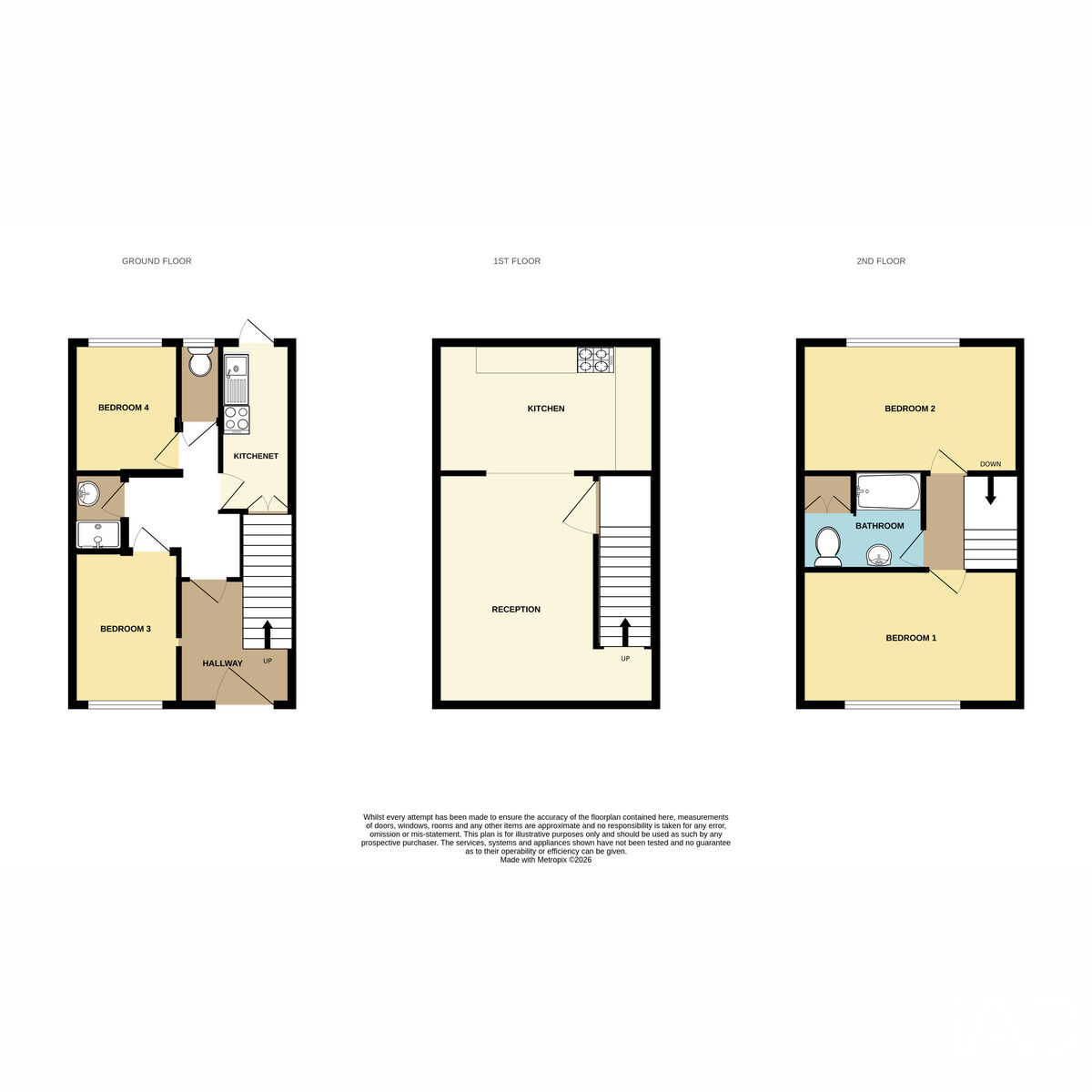 20, Kemp Close, Warwick floorplan