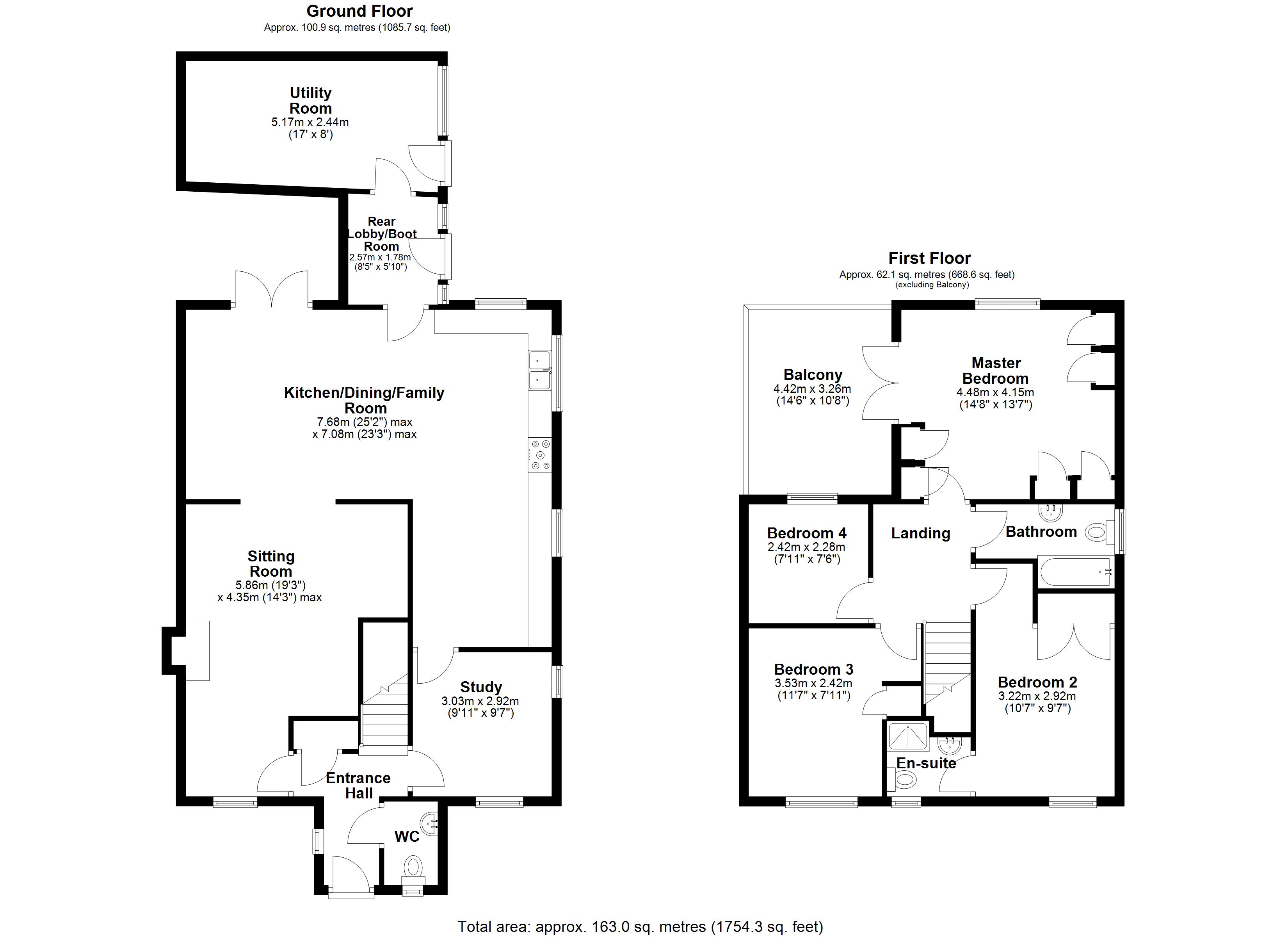 1, Saxonfields, Suffolk floorplan
