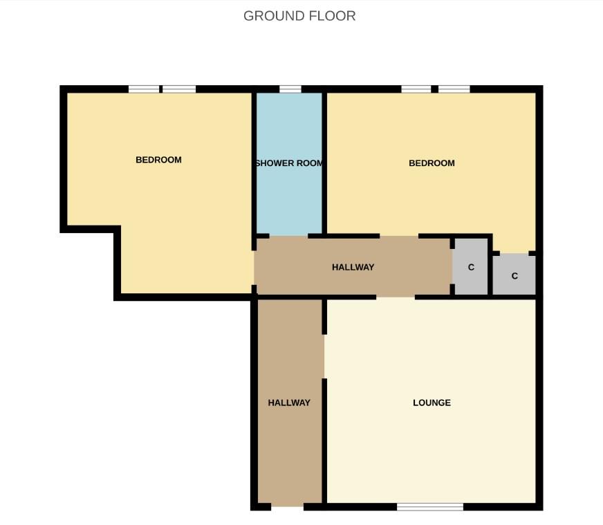 60A, College Street, Leven floorplan