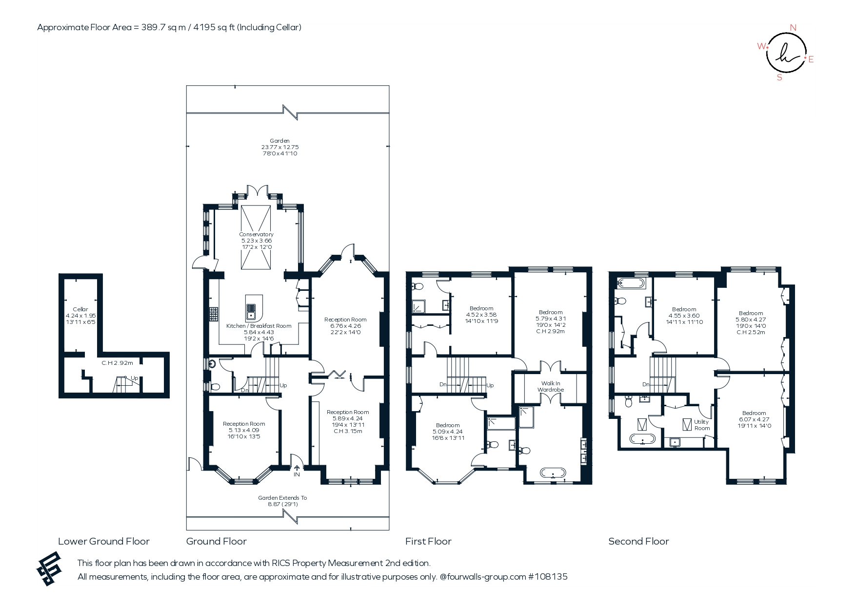 72, Herne Hill, London floorplan