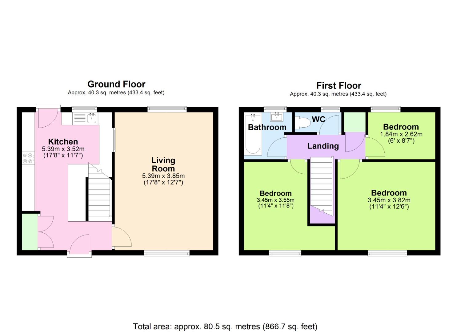 30, Croft Road, Nottingham floorplan
