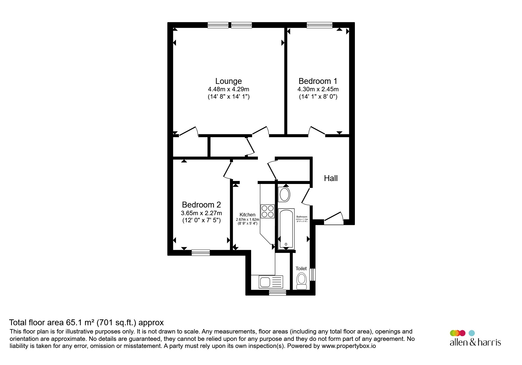 1/2 35, Sharphill Road, Saltcoats floorplan