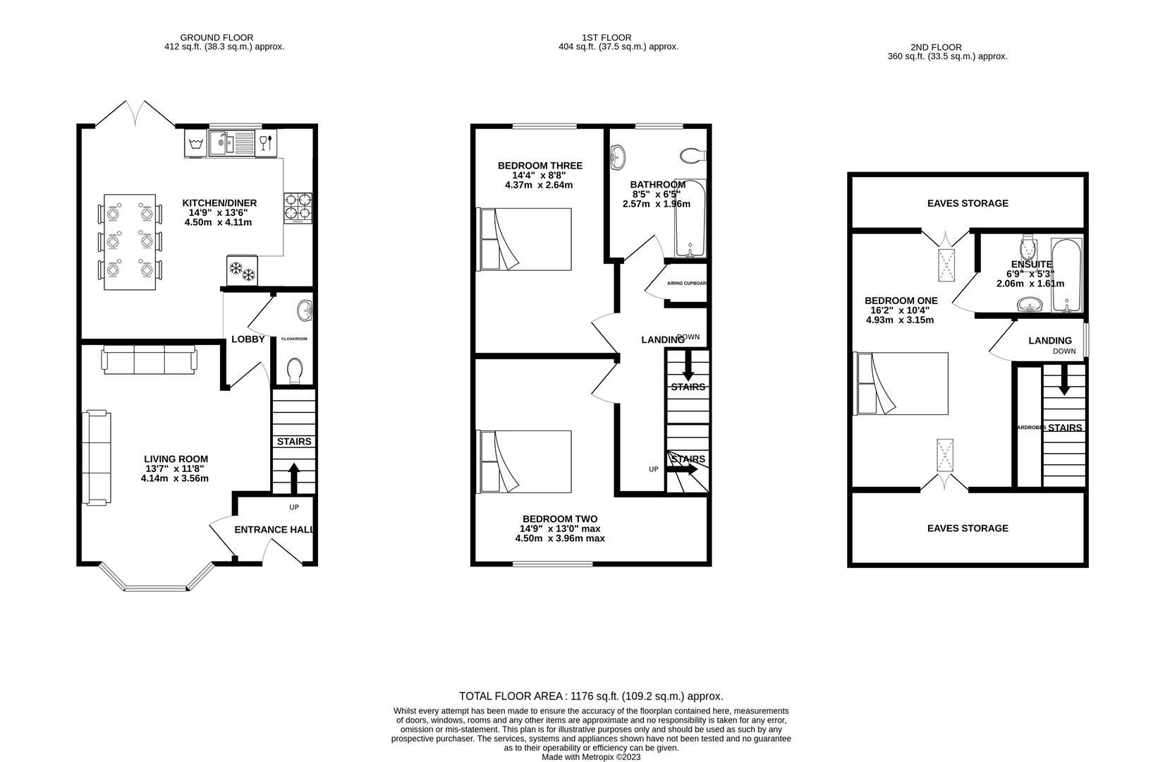86, Upham Road, Swindon floorplan