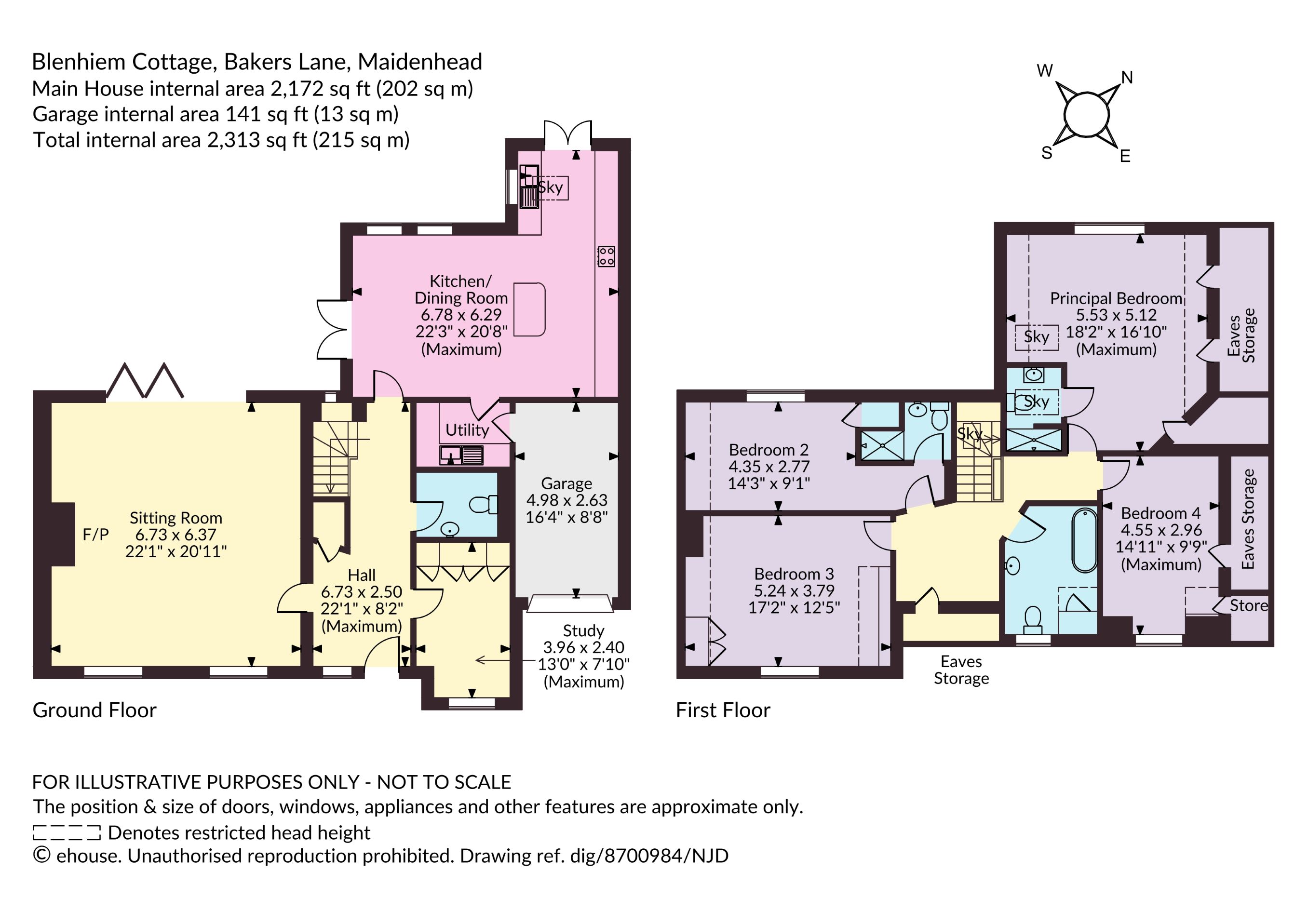 Blenhiem Cottage,, Bakers Lane, Berkshire floorplan