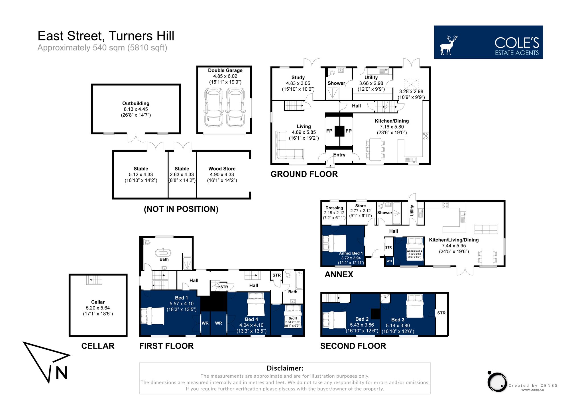 Burleigh Arches Farmhouse East Street, Crawley floorplan