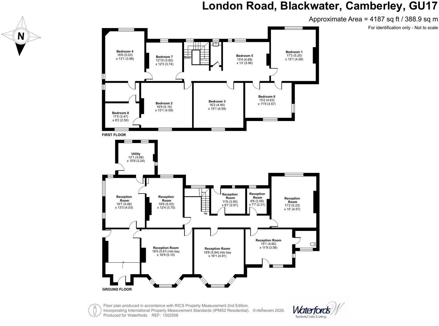 101, London Road, Camberley floorplan