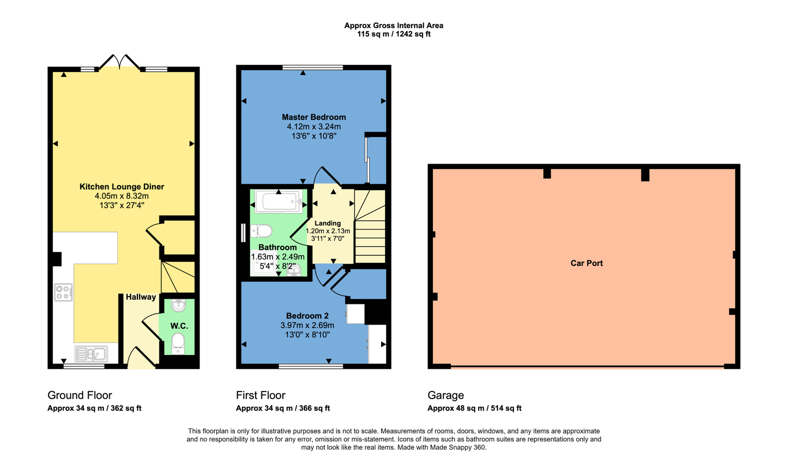 14, Wagtail Walk, Ashford floorplan