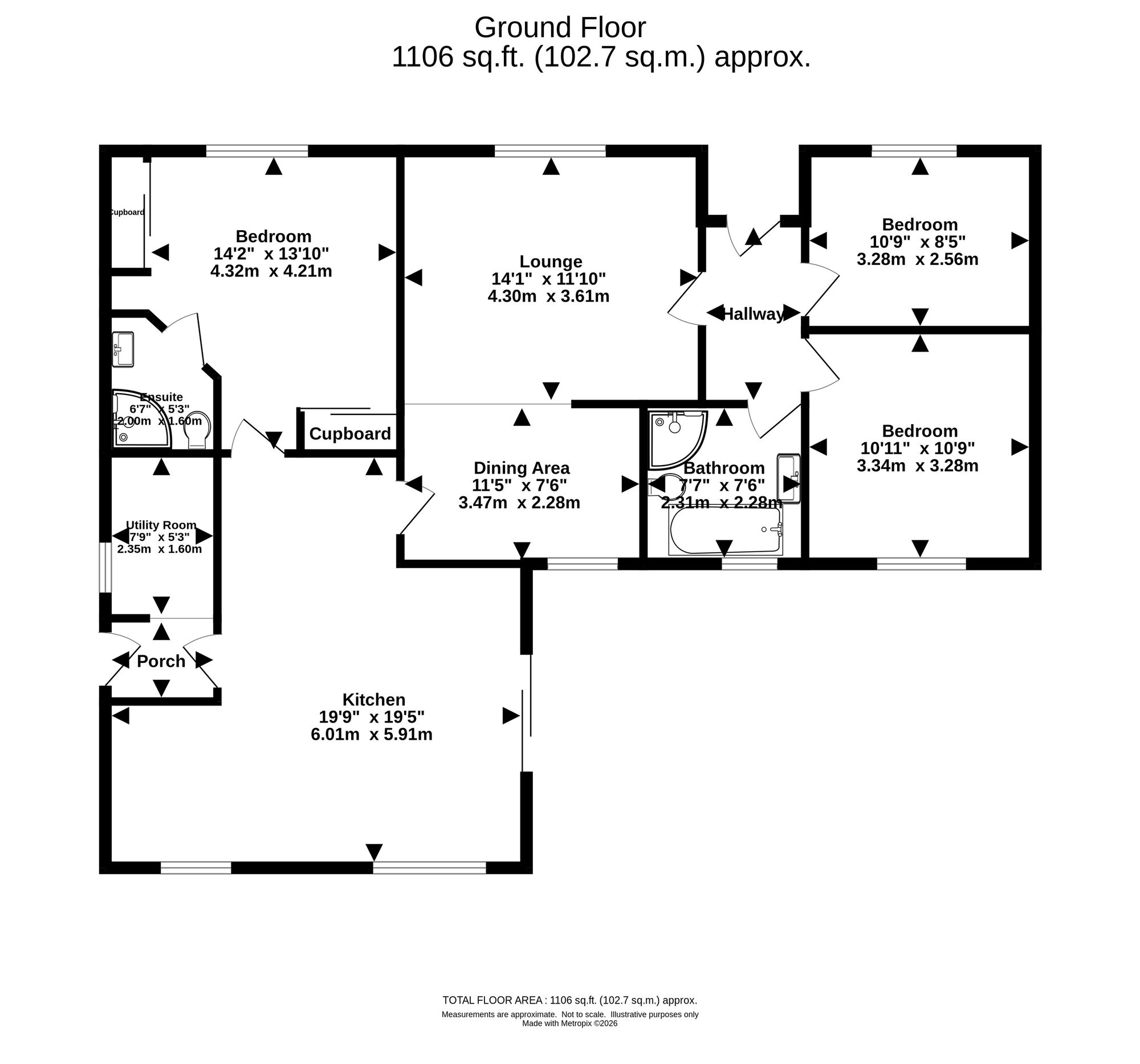 10 Bower Drive, Newton Stewart floorplan