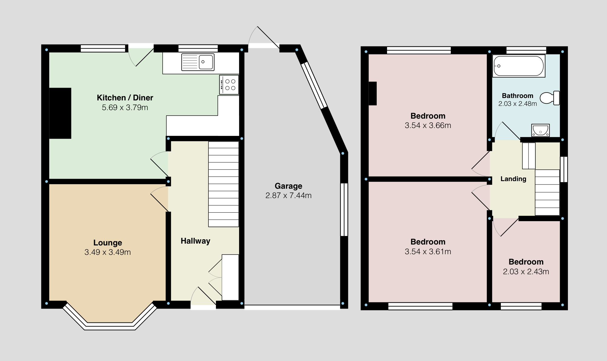49, Ivanhoe Road, Birmingham floorplan