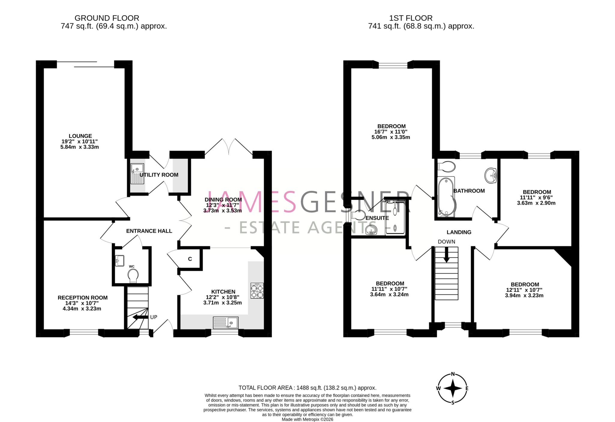 37, Cross Road, Wallingford floorplan