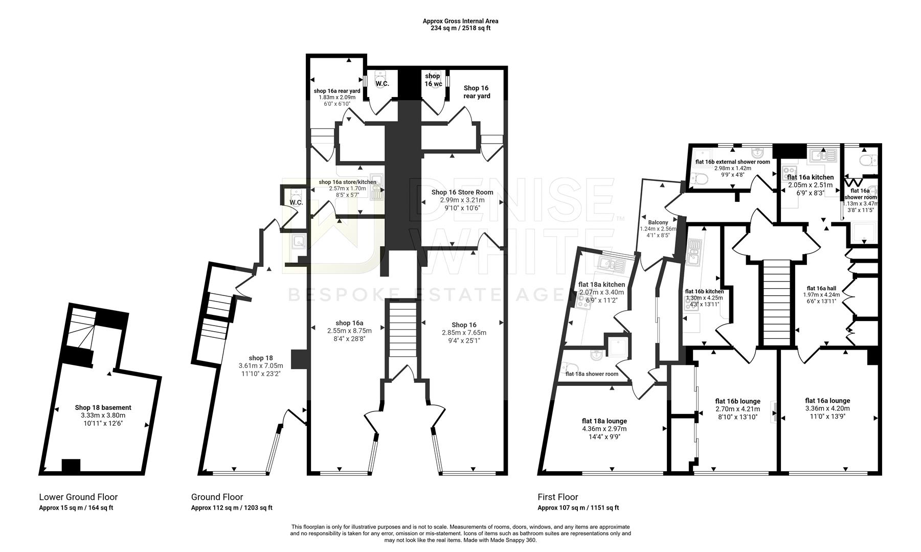 16-18, Stanley Street, Leek floorplan