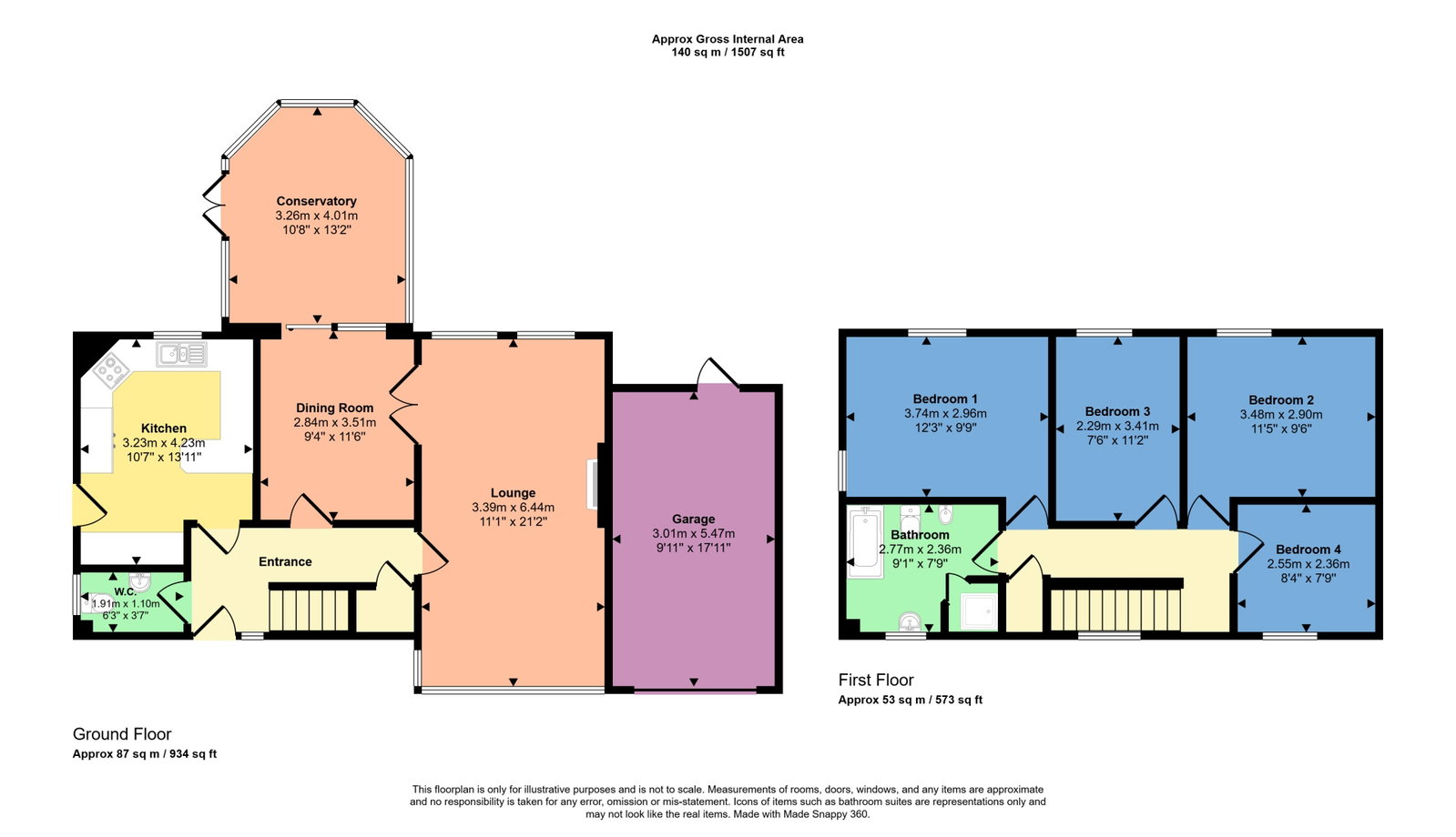 11, Stanbeck Meadows, Workington floorplan