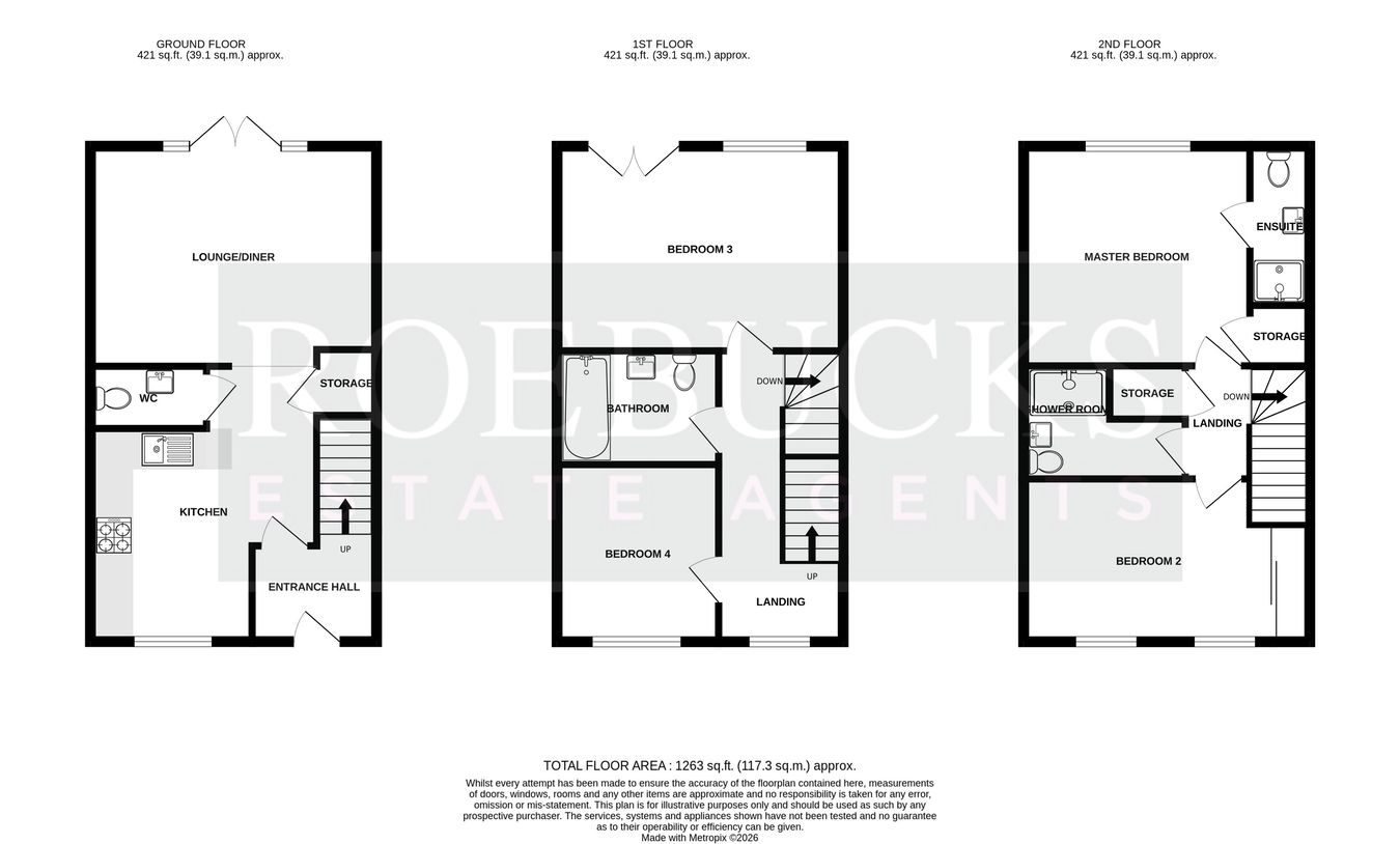 6, Scholars Walk, Barnsley floorplan