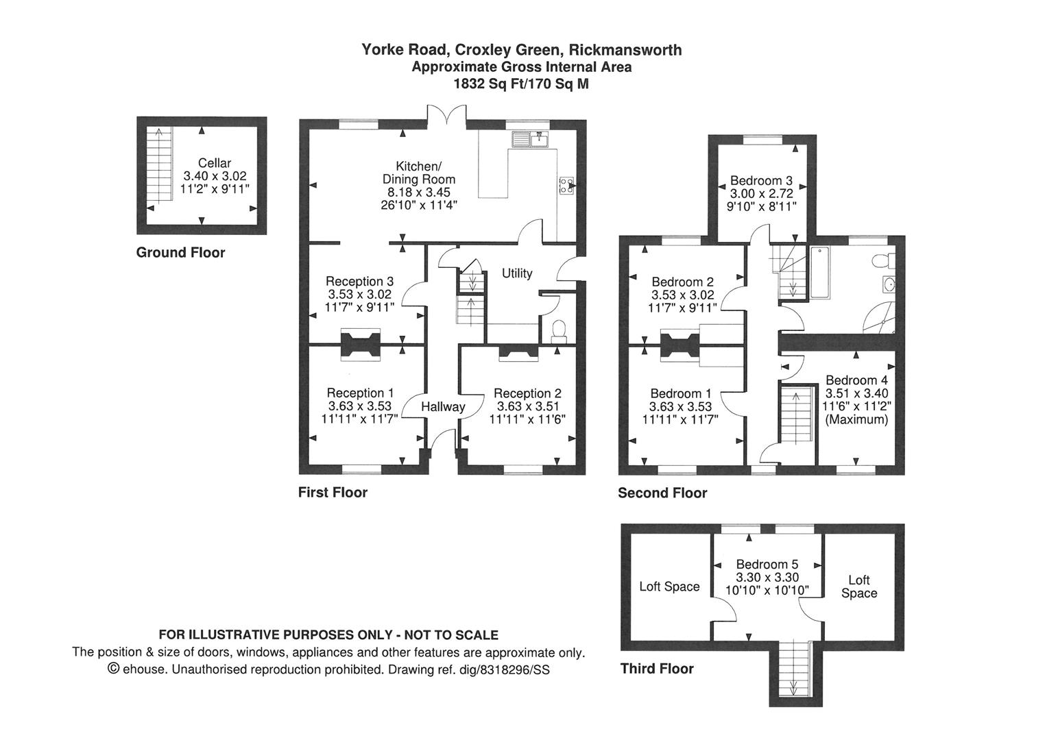 Yorke Road, Croxley Green floorplan