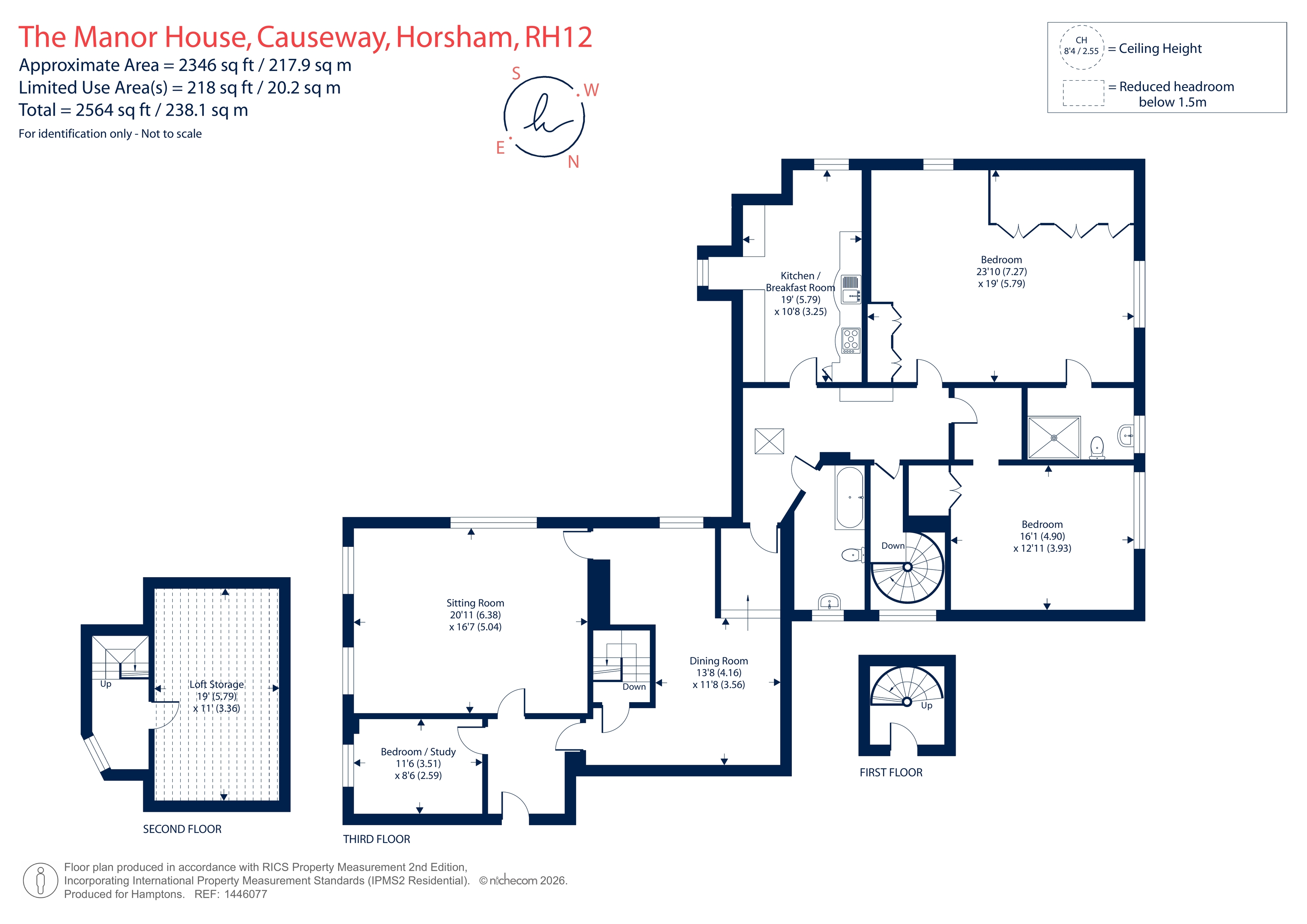 5, The Manor House, Causeway, Horsham floorplan