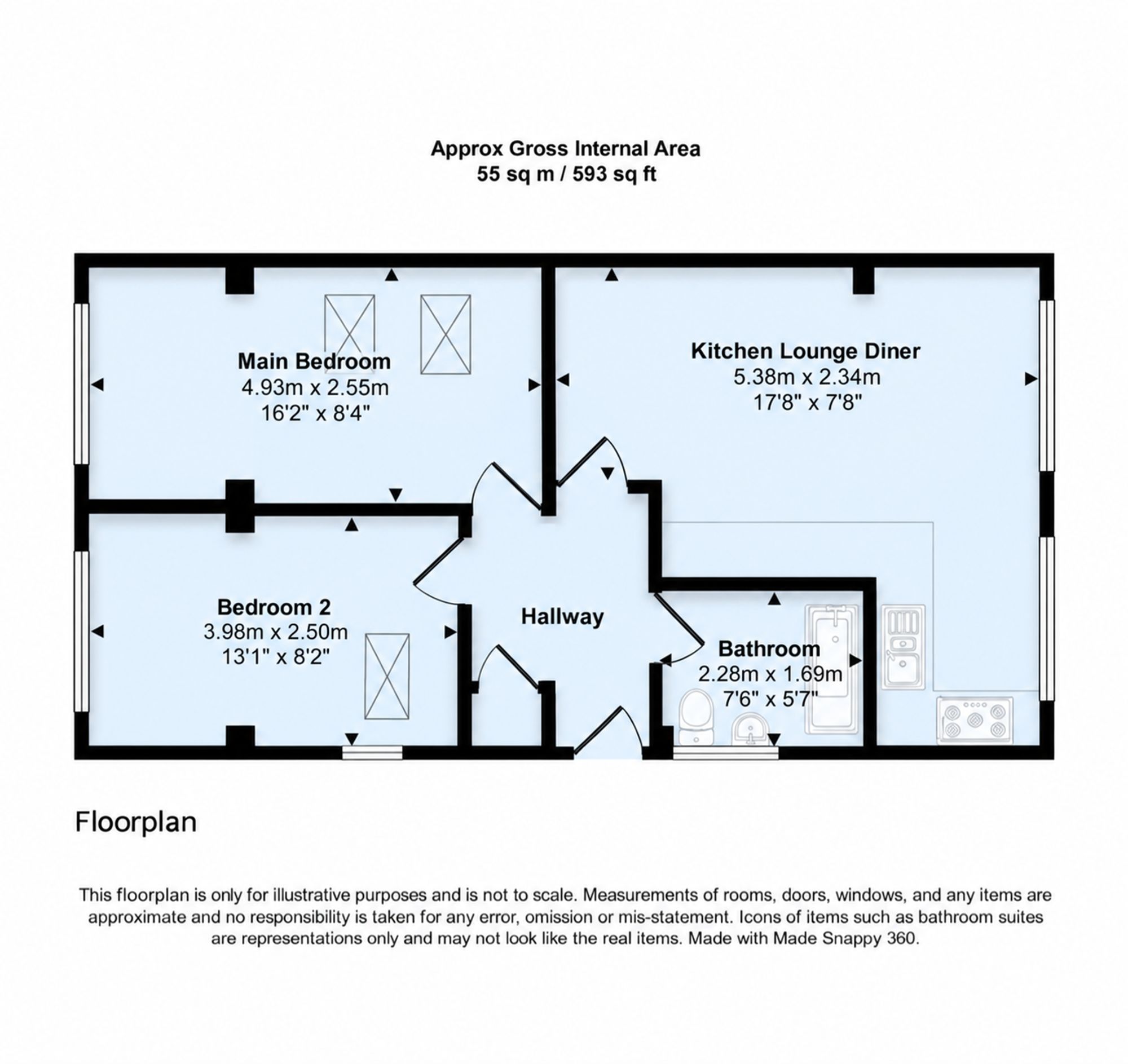 59 Portfields Road, Newport Pagnell floorplan