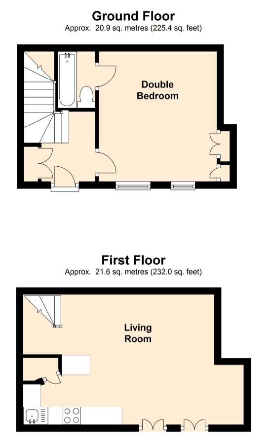 1 24 Bell Street Mews, Bell Street, Romsey floorplan