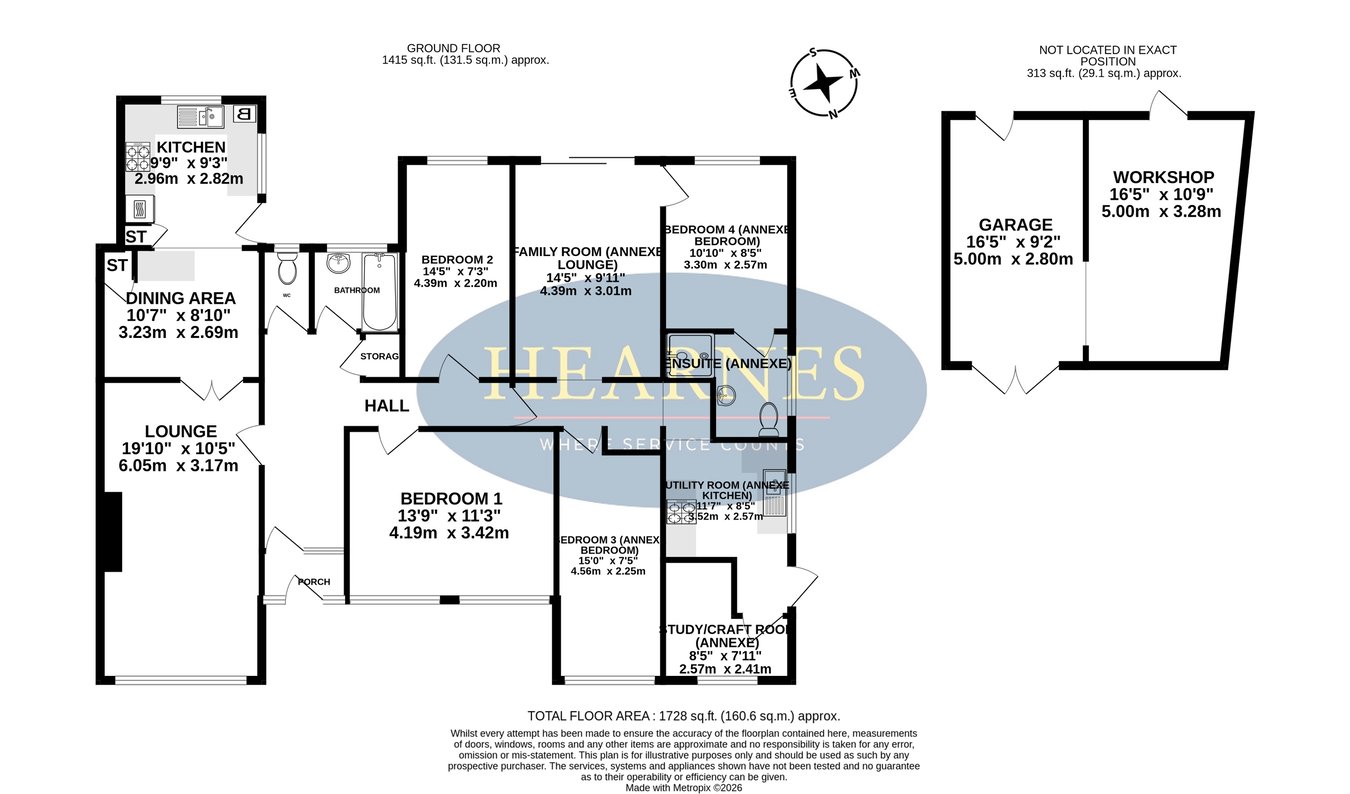 11, Heath Farm Close, Ferndown floorplan