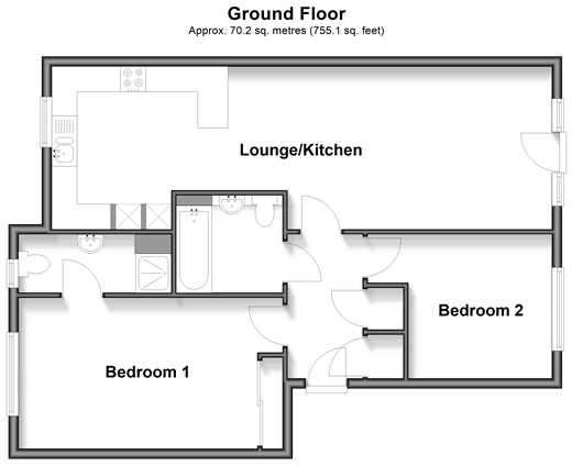Lumley Road, Horley floorplan