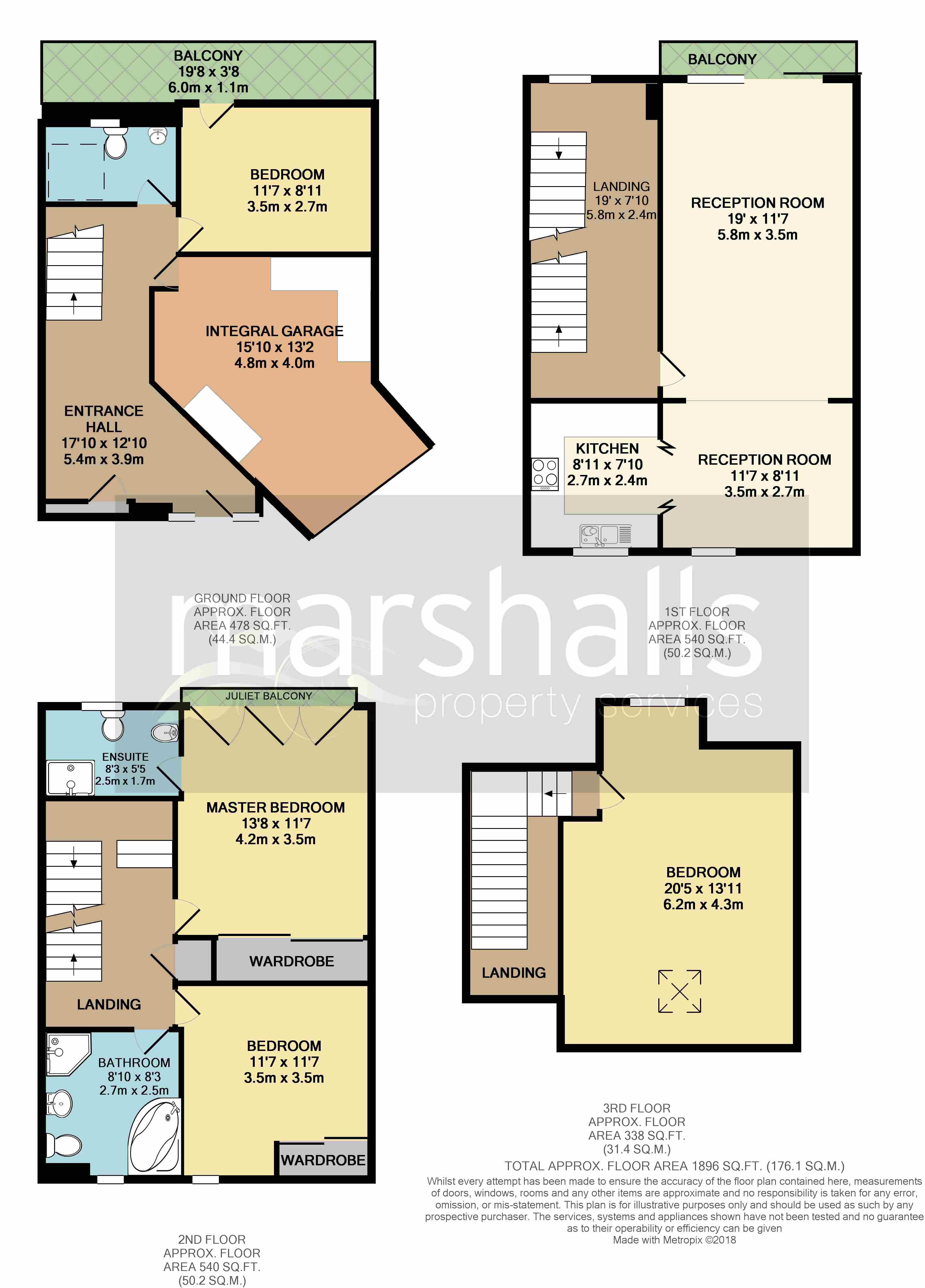 4 Chantry Place, King Stable Street, Windsor floorplan