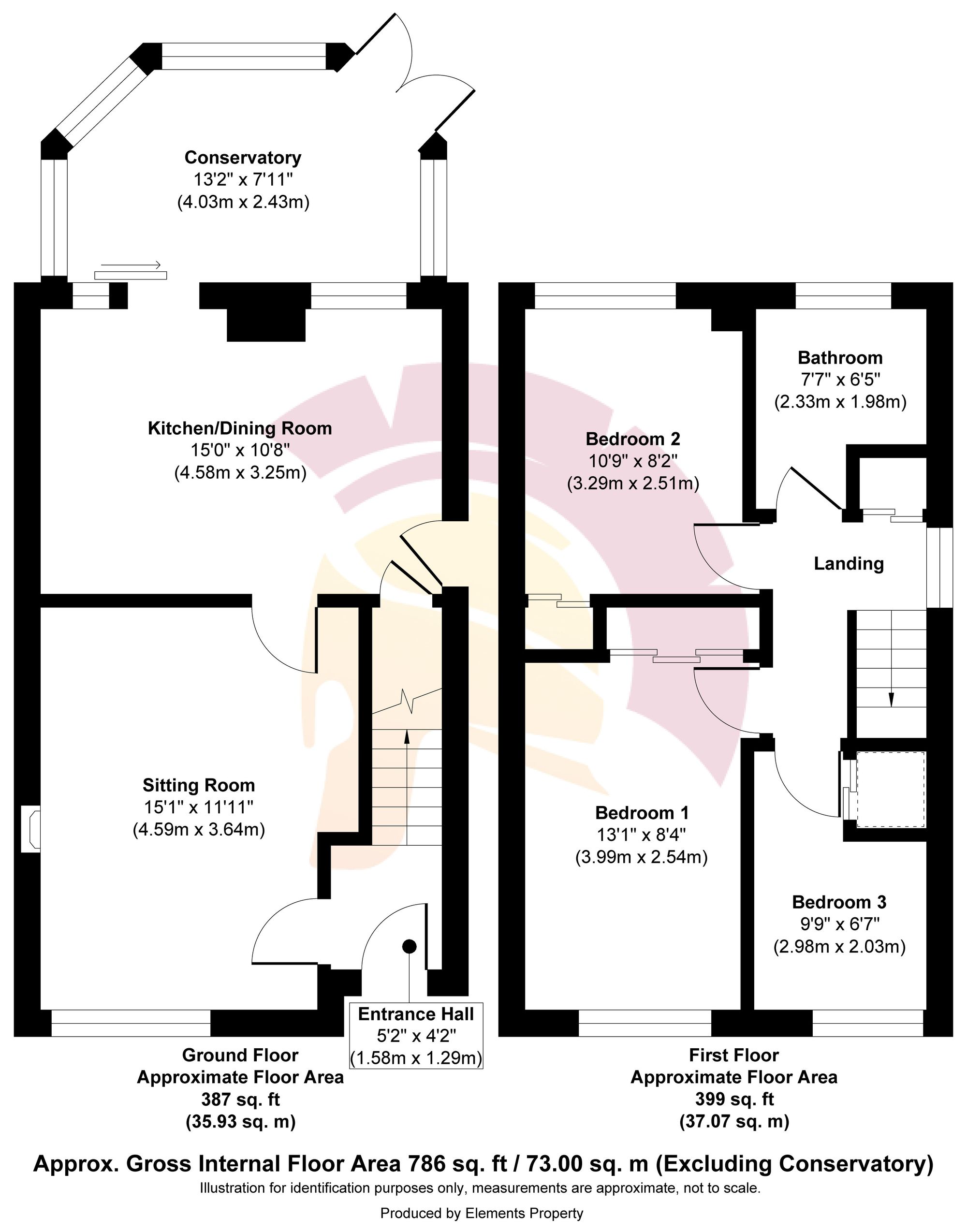 40 Highfields, Towcester floorplan