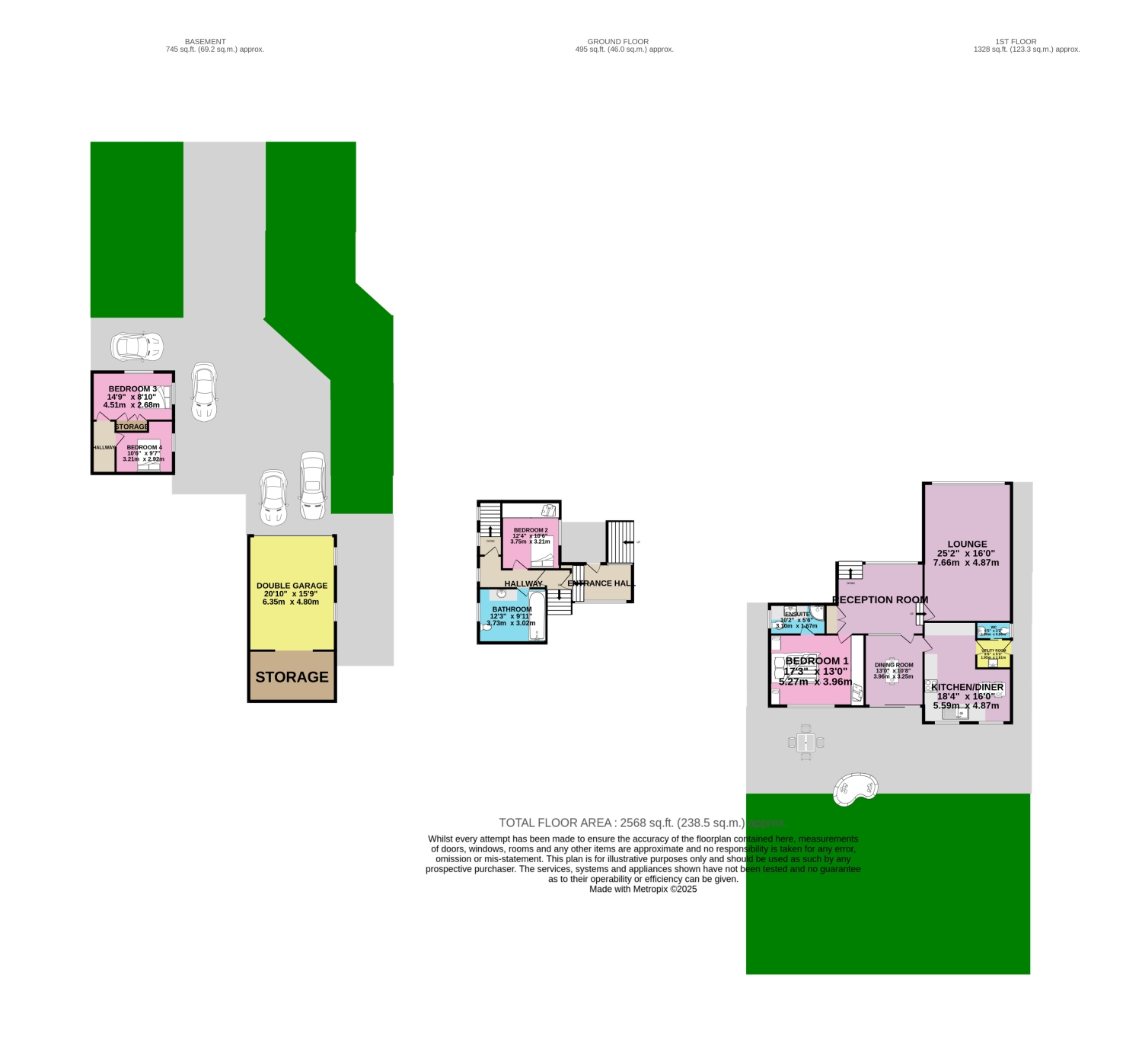 45, West End, Beverley floorplan