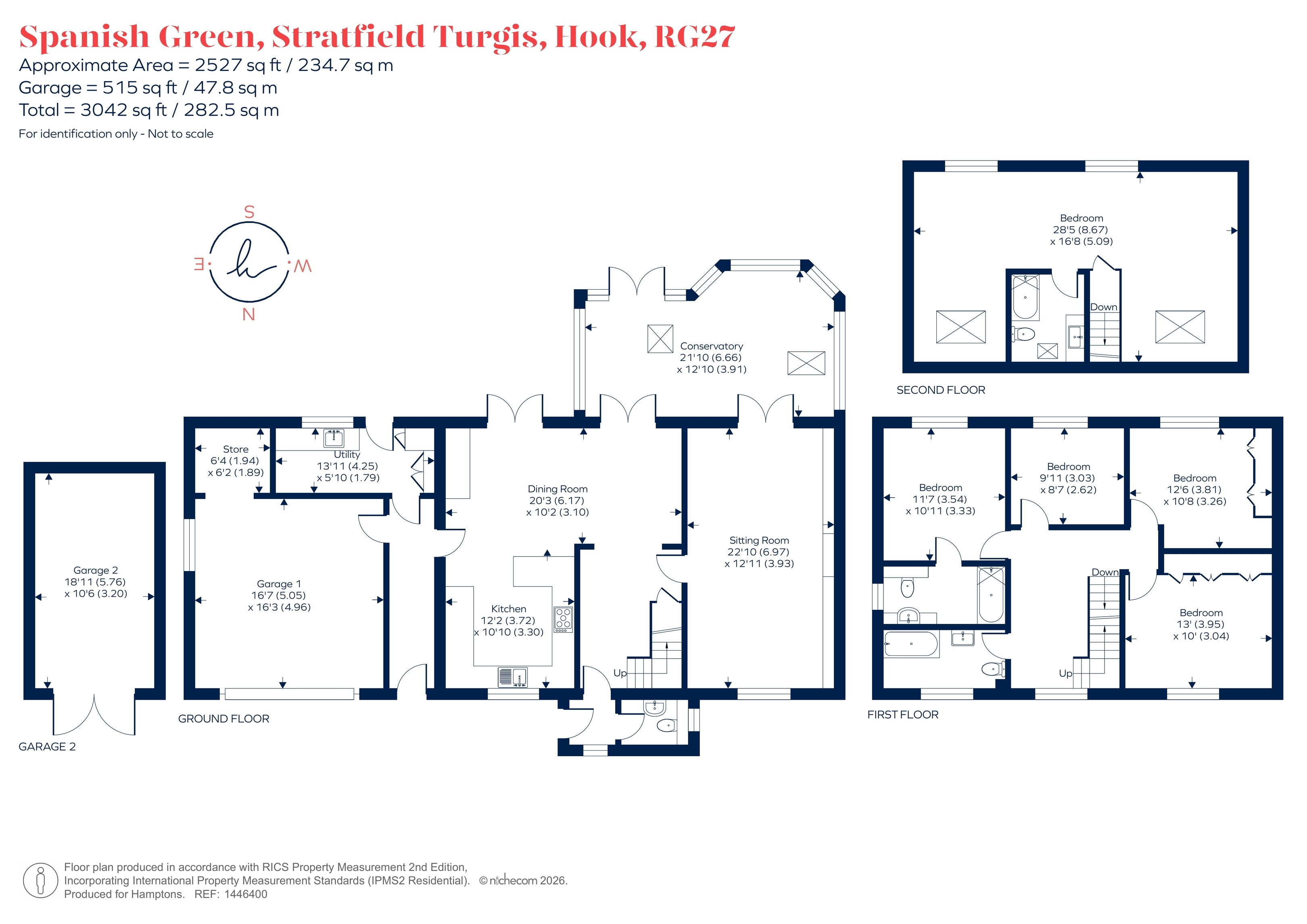 Willowfield House, Spanish Green, Hook floorplan