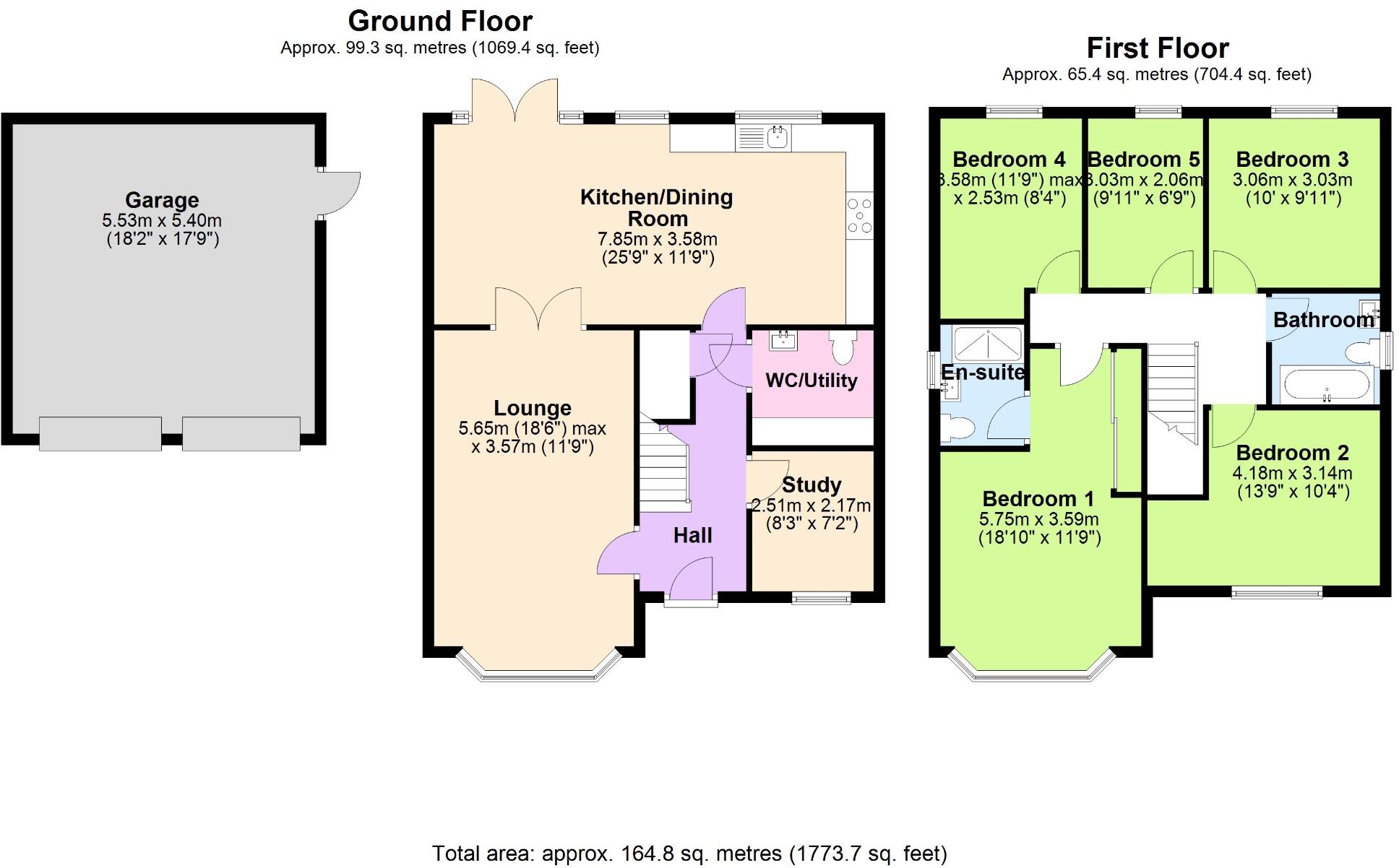7, Milton Close, Bishops Stortford floorplan