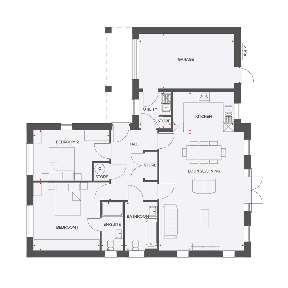 61, Mile Bank Road, Whitchurch floorplan