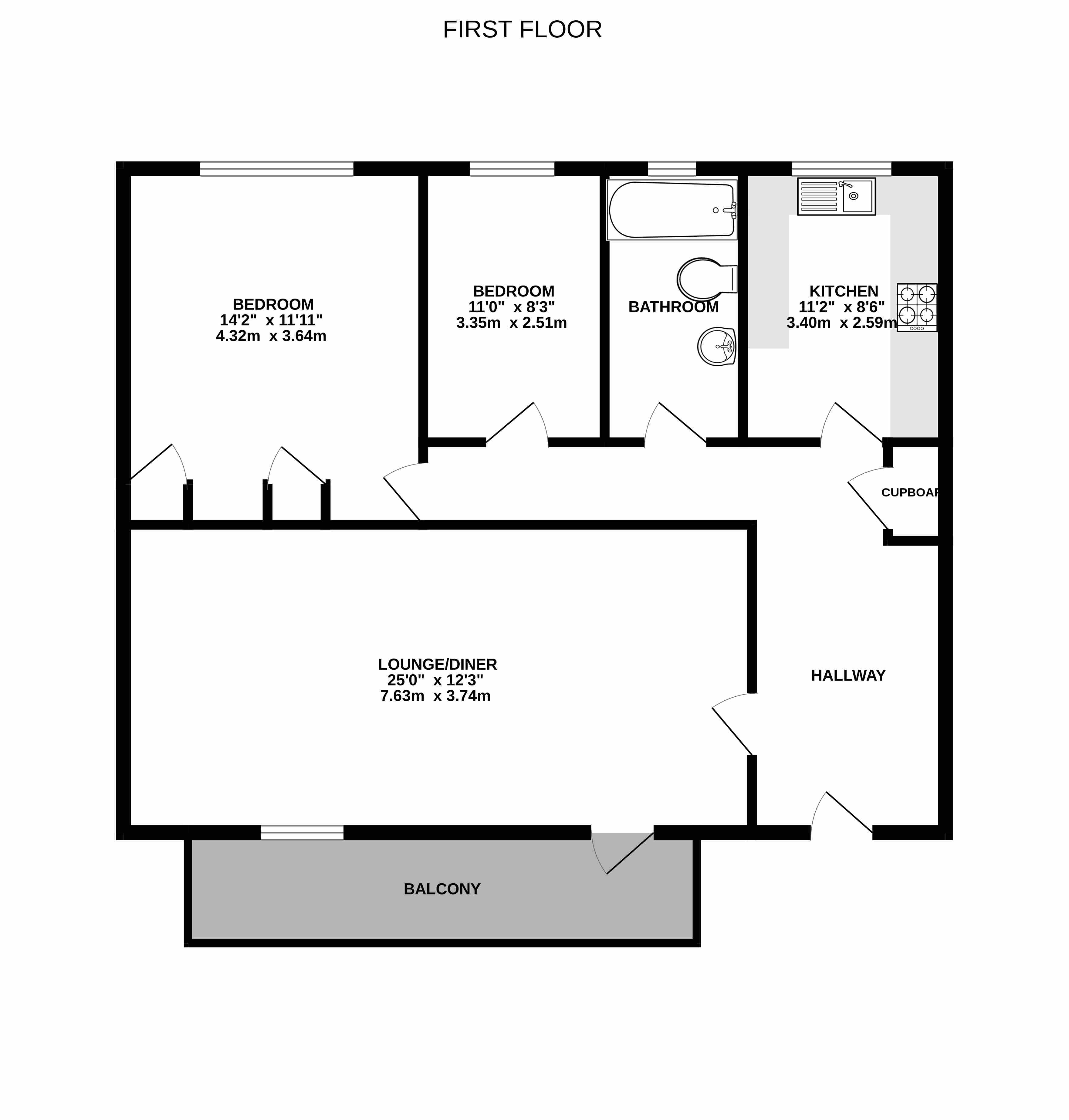 Upper Park Road, Surrey floorplan
