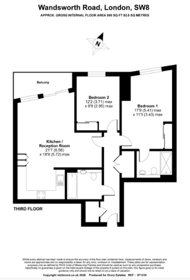 Wandsworth Road, London floorplan