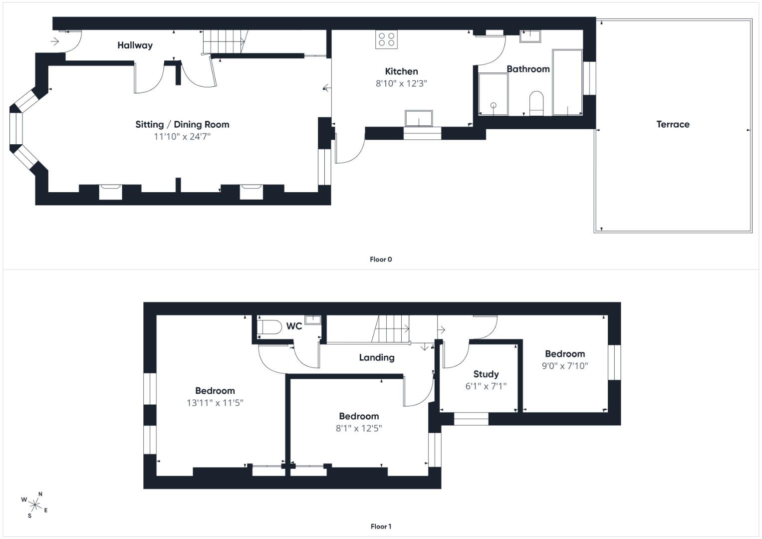 146, Christchurch Road, Ashford floorplan