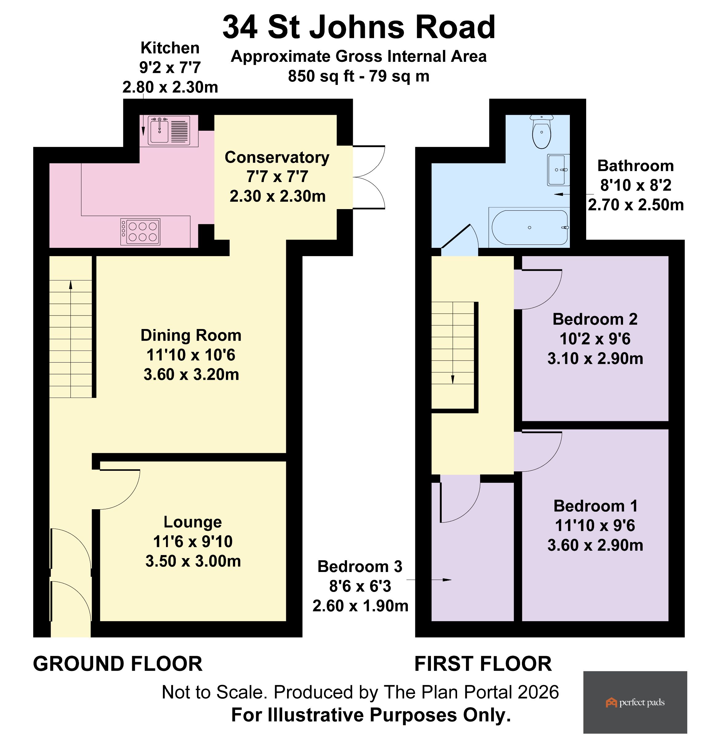 34 St. Johns Road, Swansea floorplan
