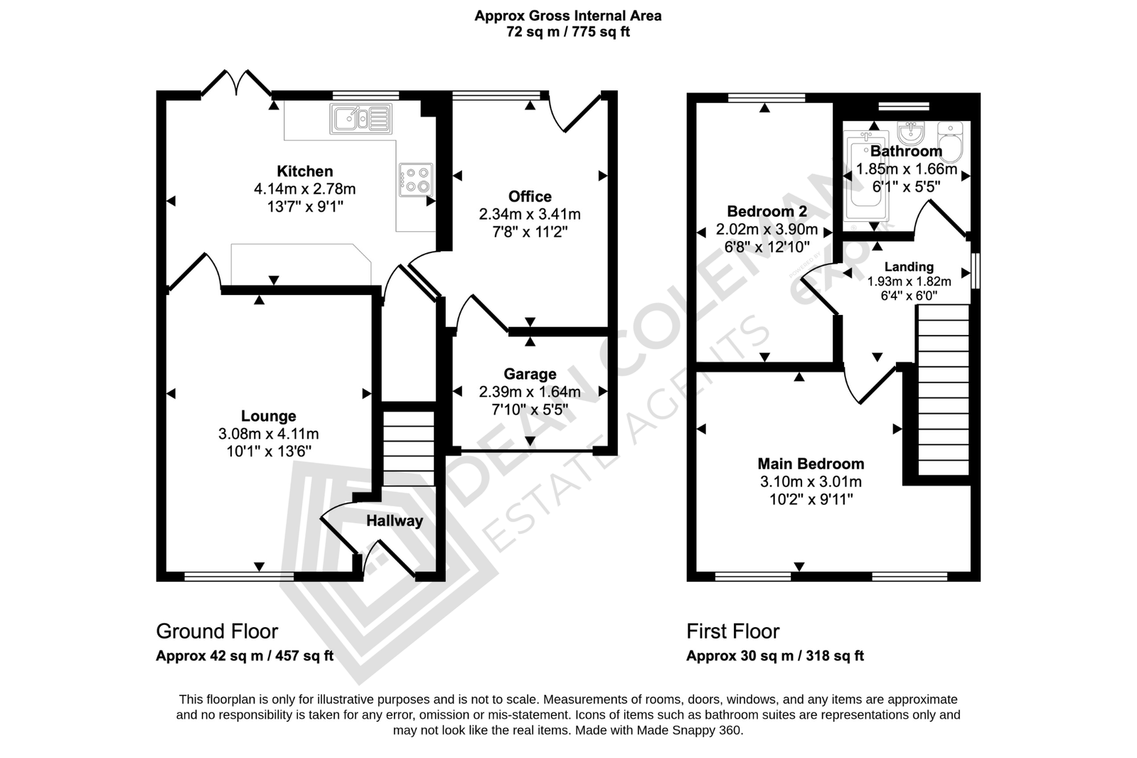 Open Field Close, Birmingham floorplan