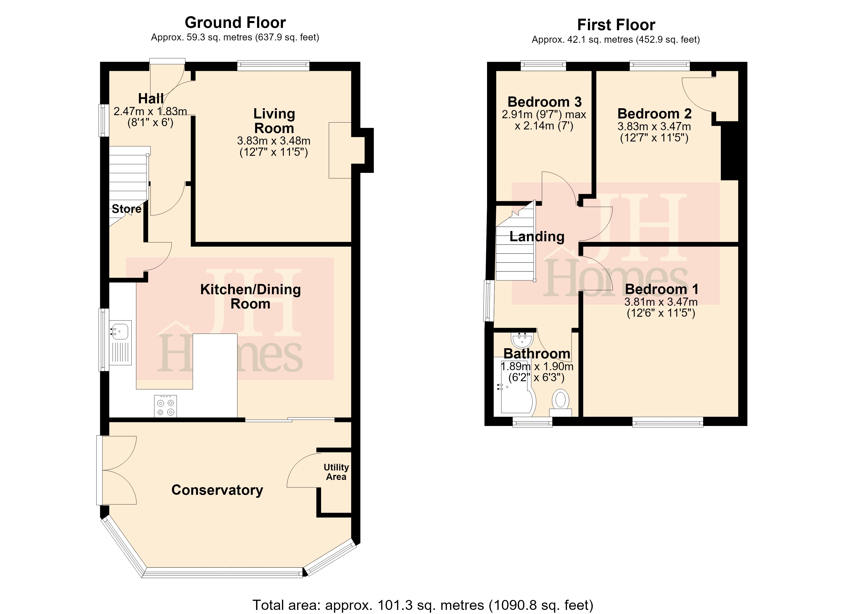 7, Grasmere Road, Ulverston floorplan