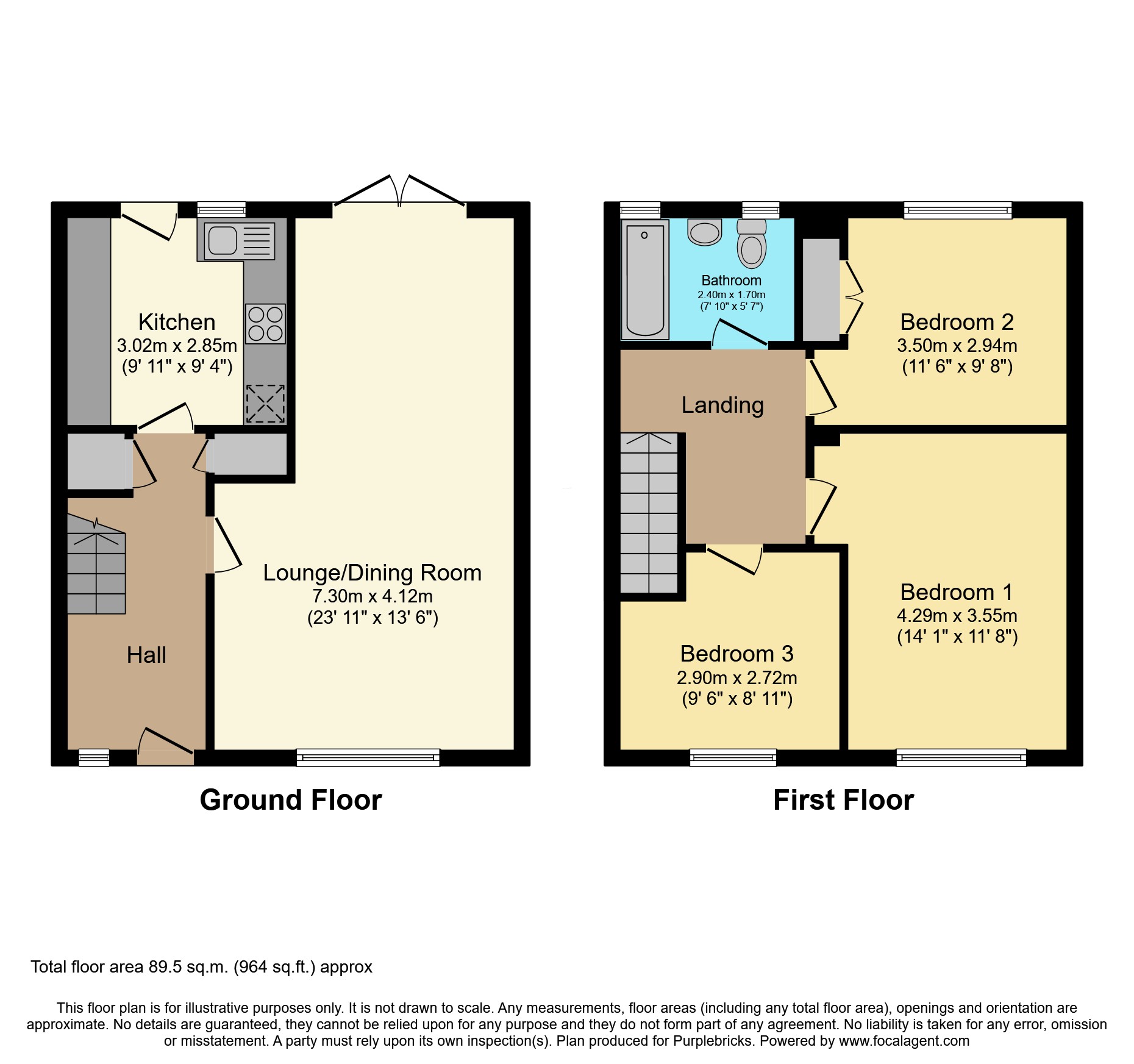 46, Kimberley Close, Dover floorplan
